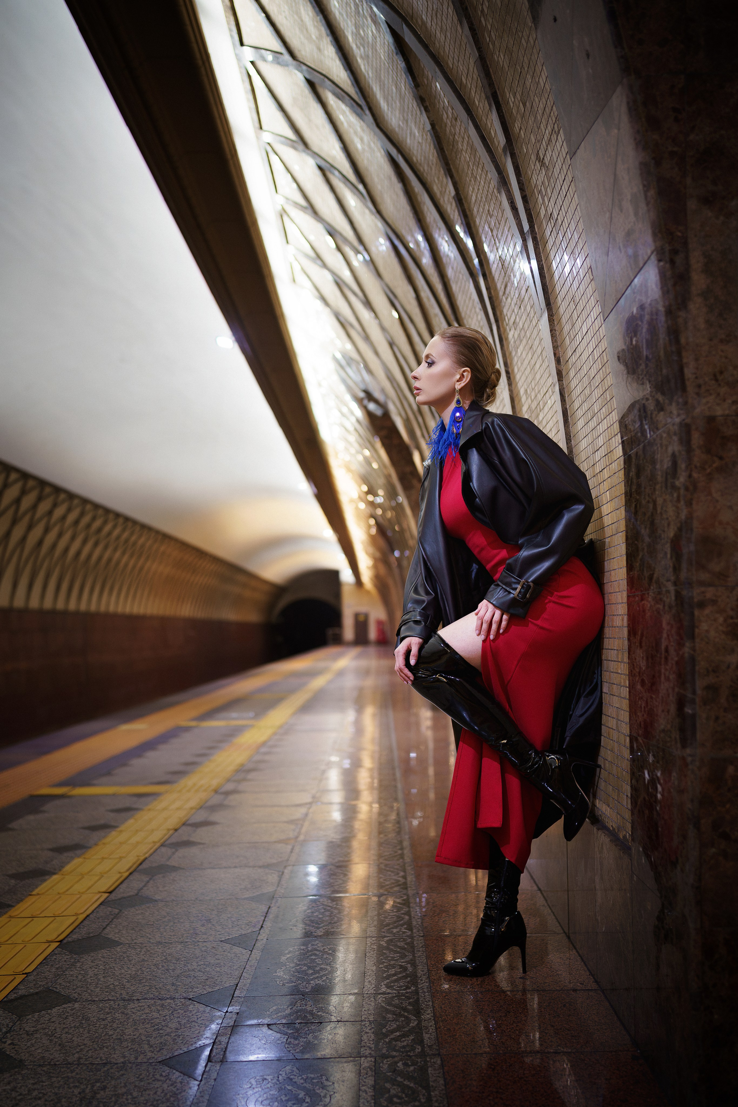 Фотосессия в метро