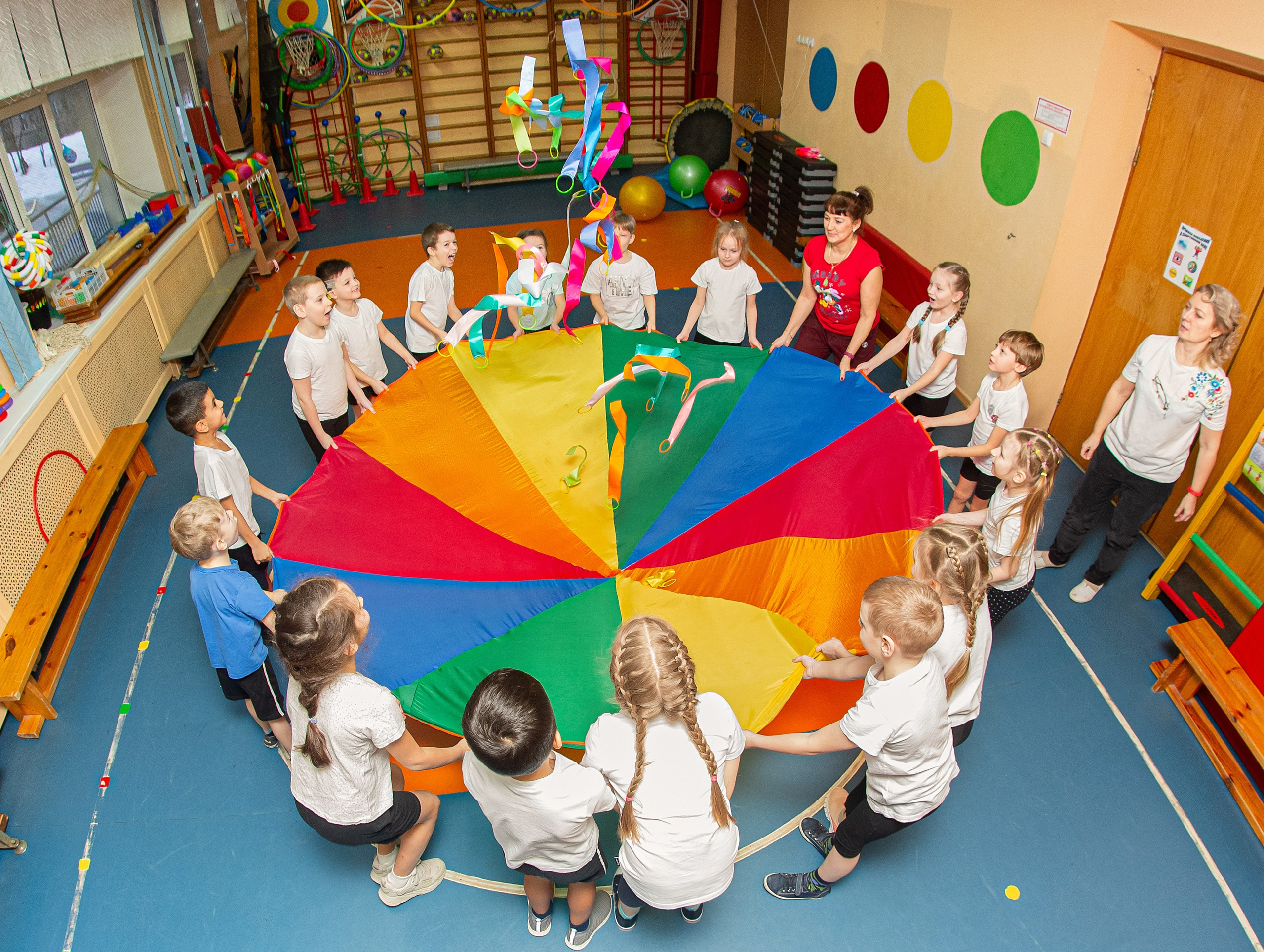 Физкультура в детском саду. Свадебный, семейный, детский фотограф в Санкт-Петербурге