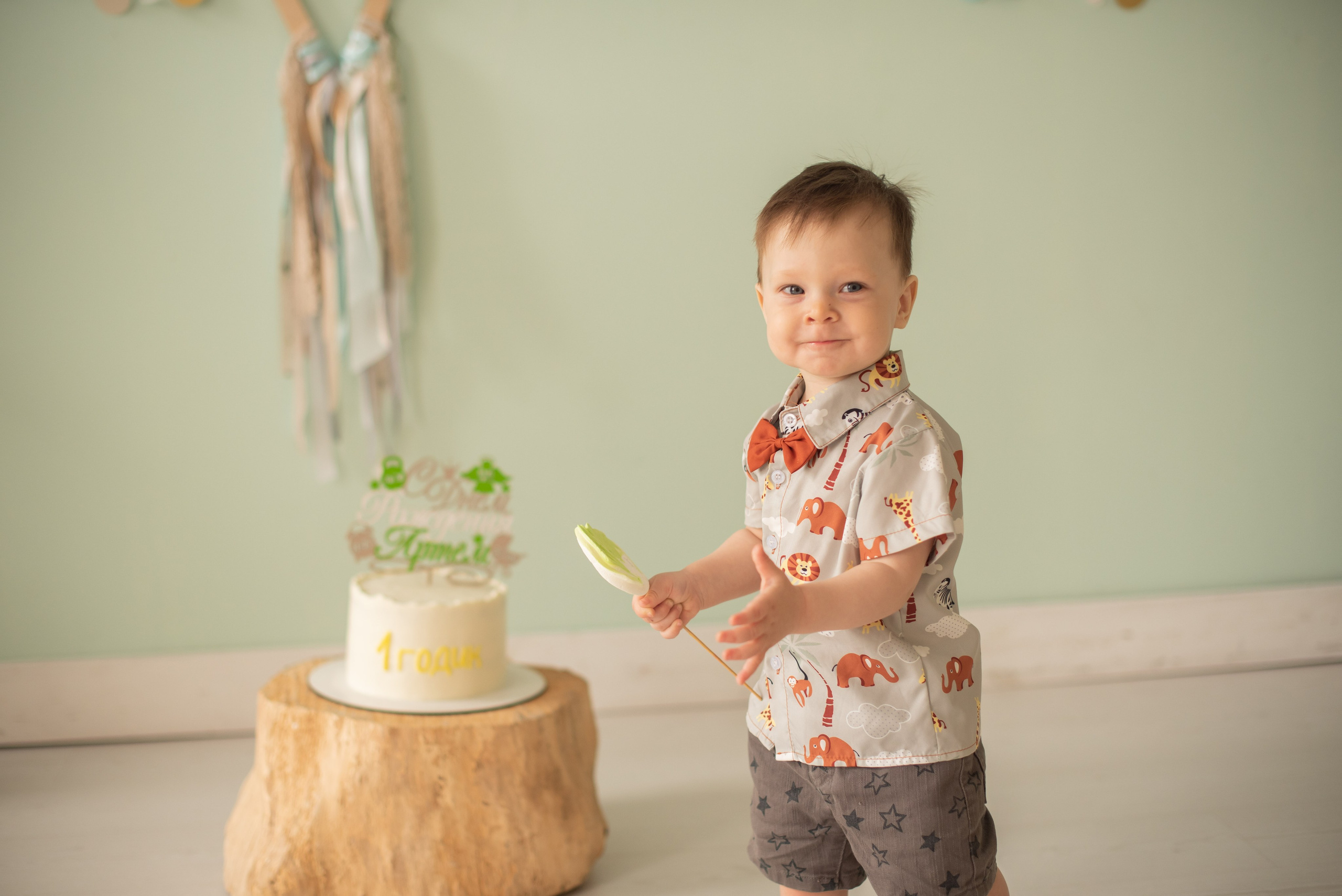 Тёме 1 годик. Свадебный и семейный фотограф Ольга Астрейко