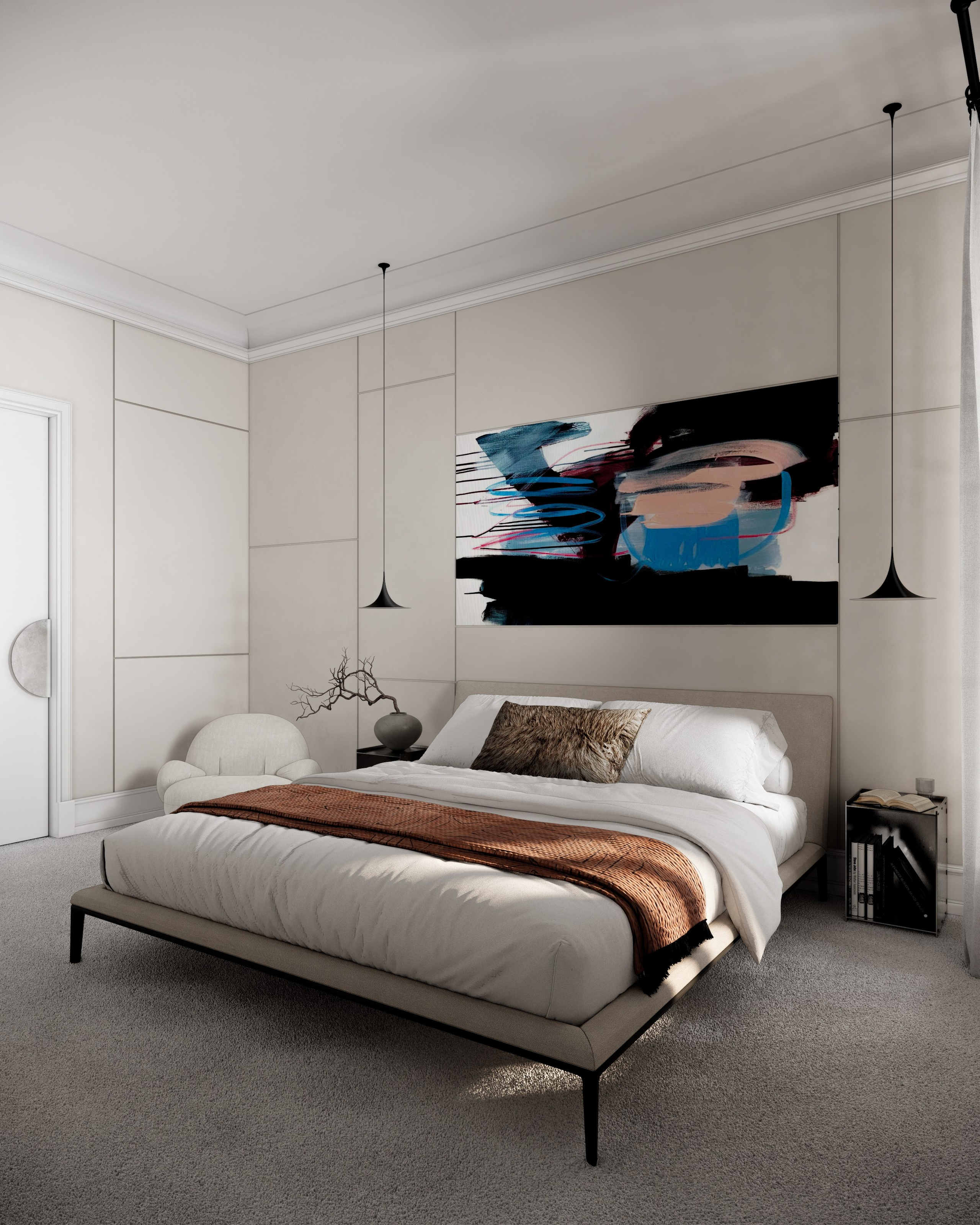 Квартира для деятелей искусств в Санкт-Петербурге, 2023 год, 98 м.кв. BYPRITCHINA | студия дизайна интерьера г. Москва