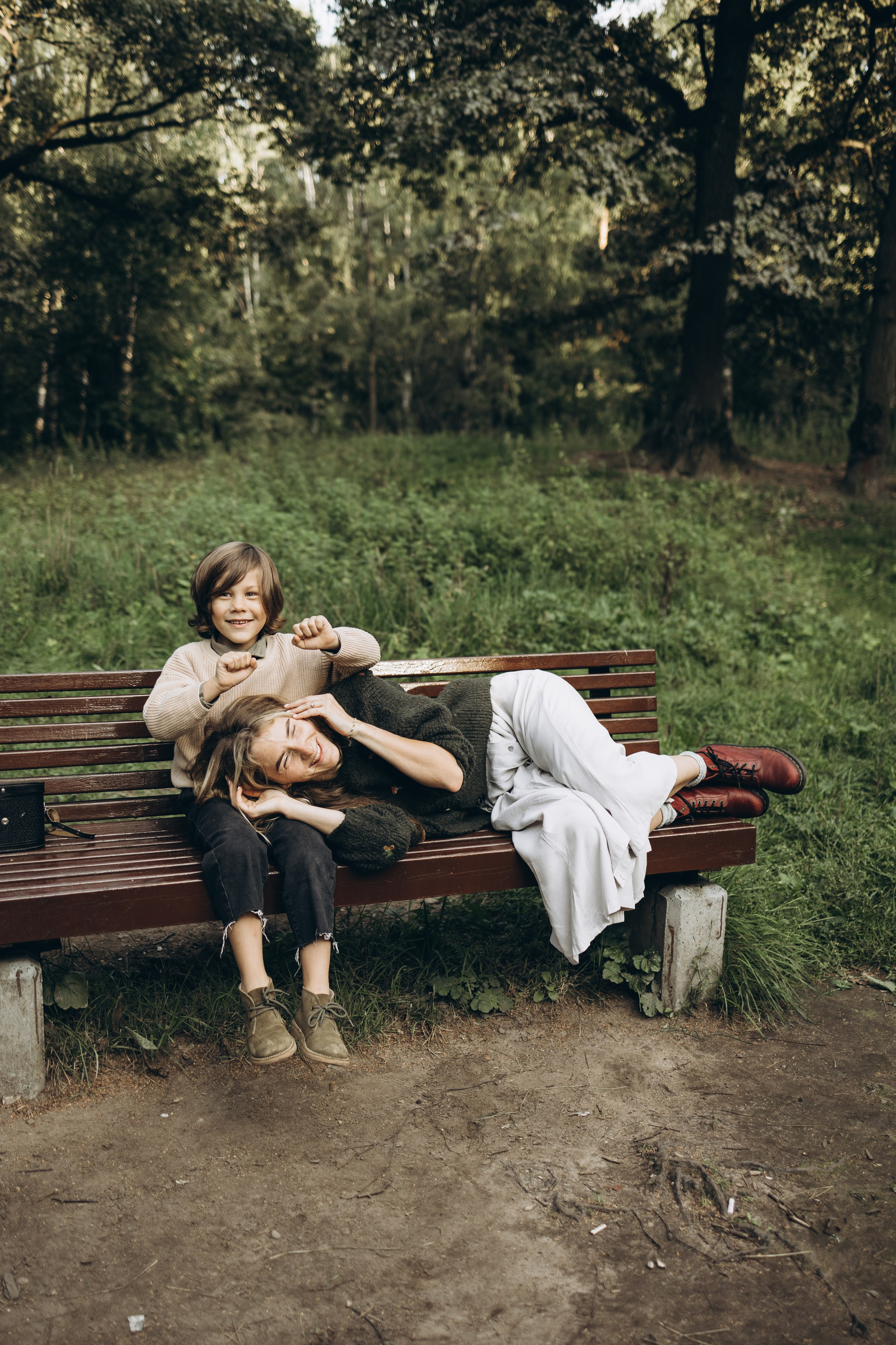 Прогулка с Парке Сокольники. Семейный фотограф в Москве Виктория Ястребинская