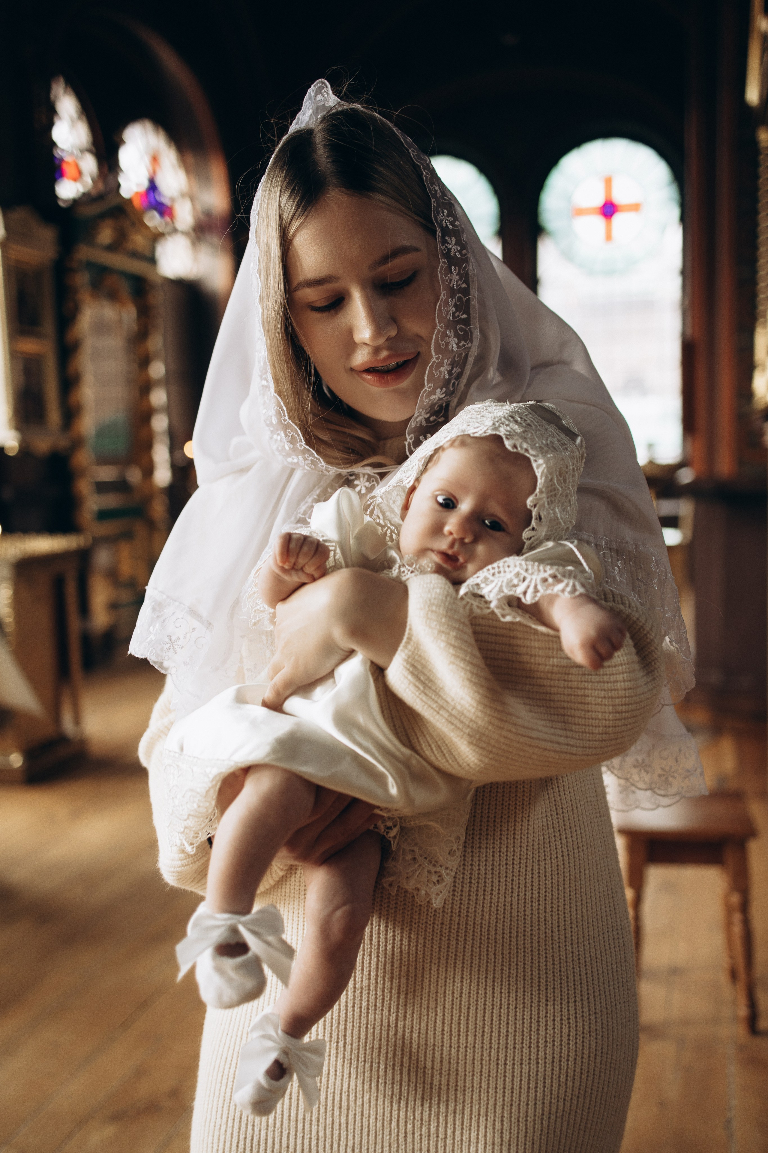 Крещение Софии. Самый теплый фотограф в Краснодаре Рябоконь Ксения