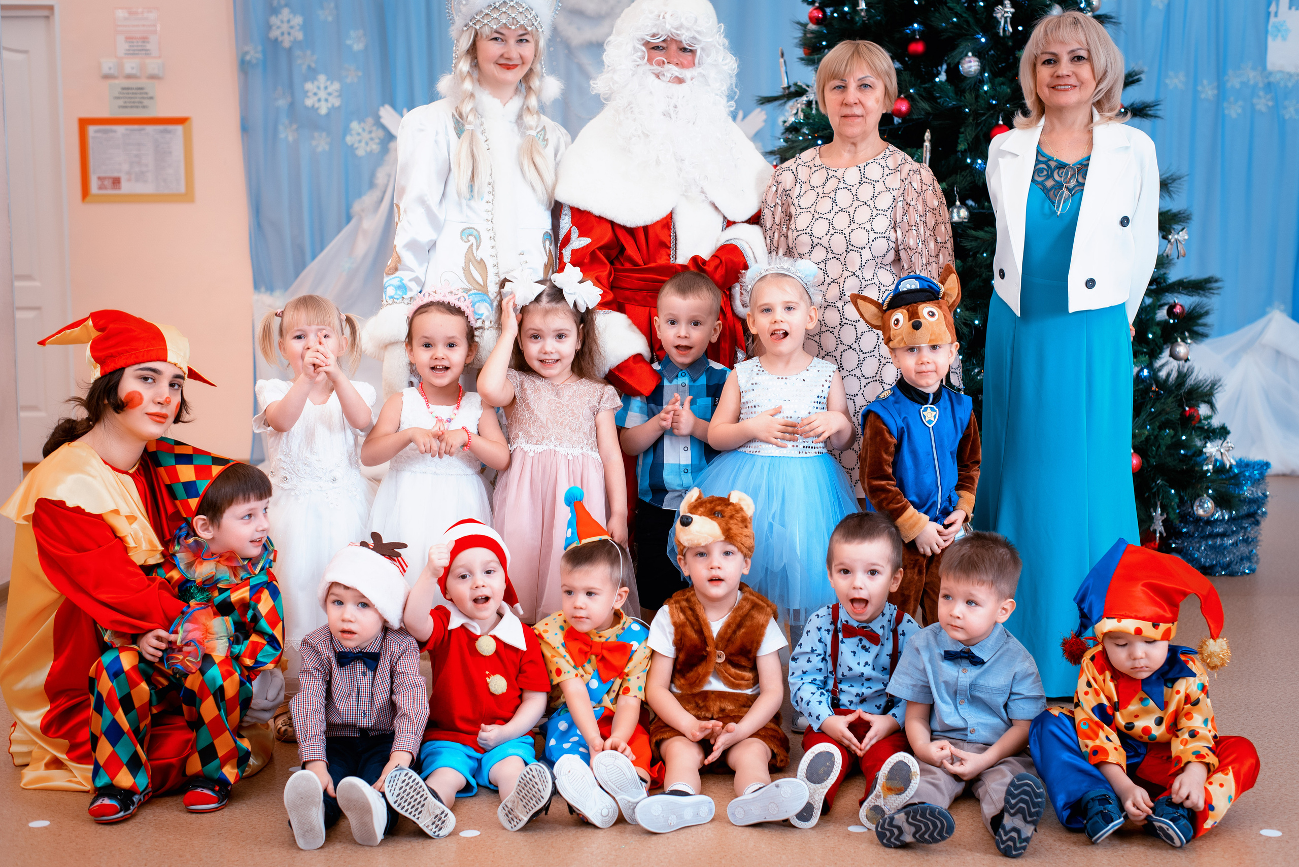 Новогодний утренник в детском саду. Детский фотограф. «Ожившие» фото, г. Нижневартовск