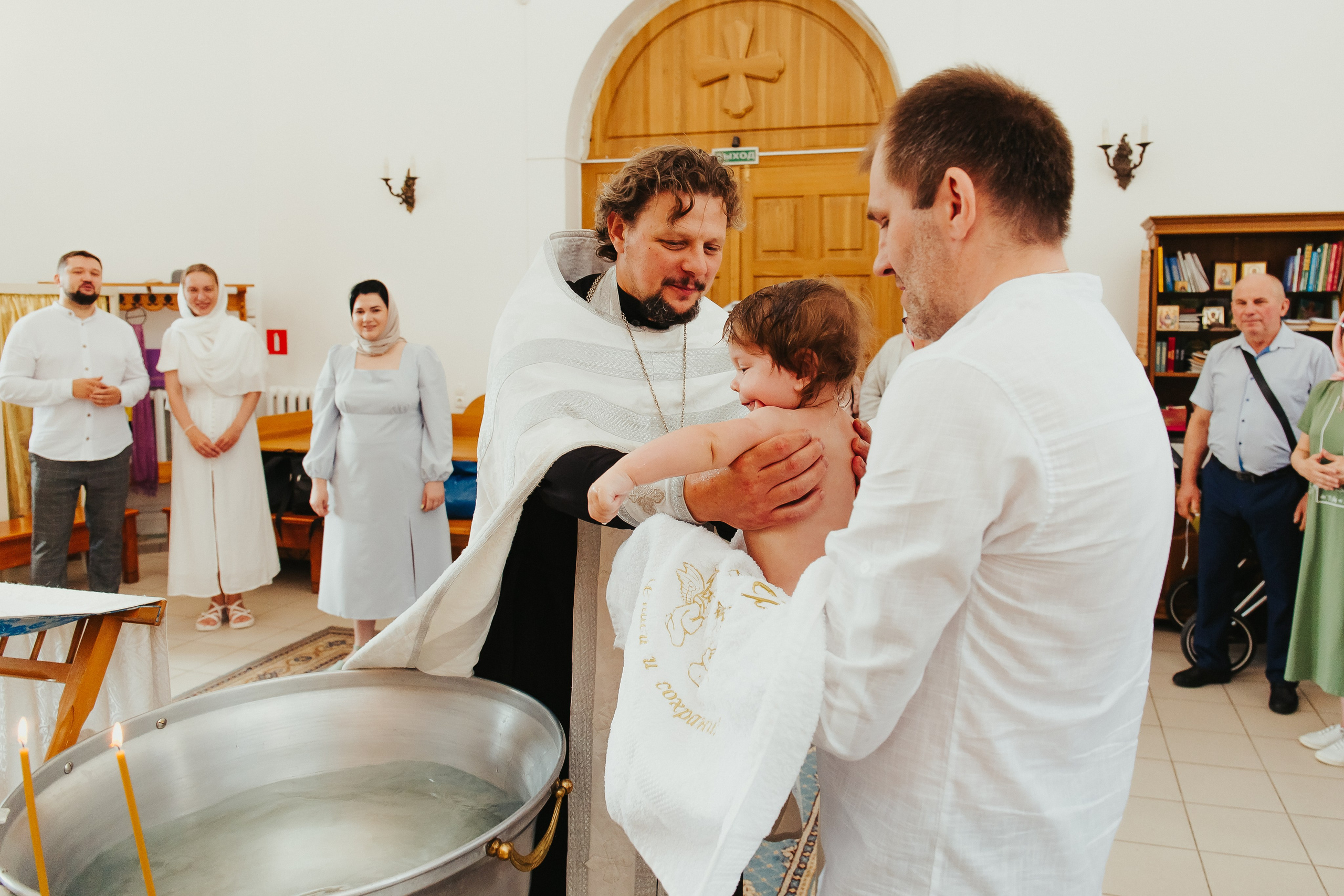 Фотосъемка Крещения ребенка. Фотограф новорожденных и детский в Сергиевом Посаде Кругликова Юлия