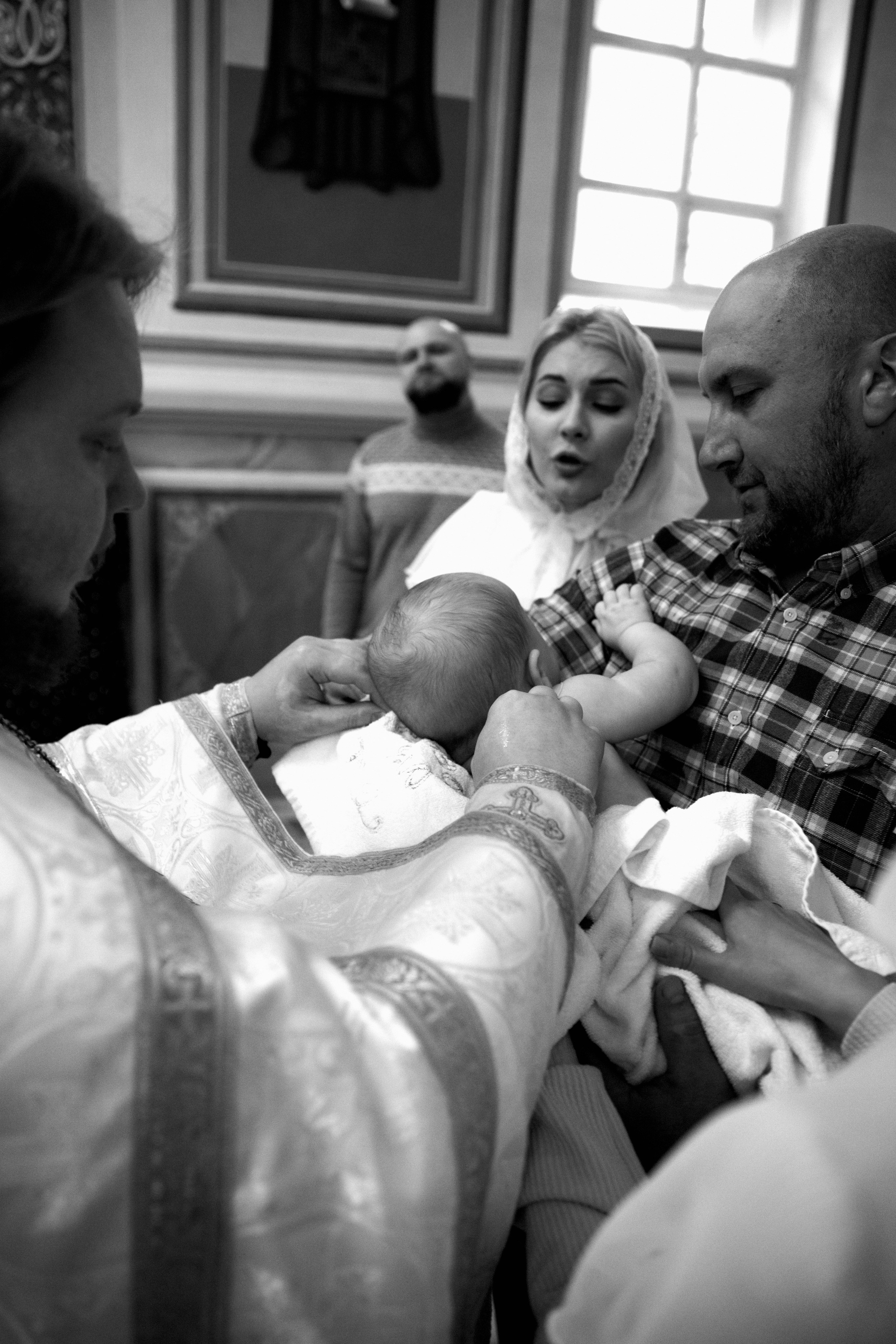 Крещение Андрея. Семейный фотограф документалист в Пензе Лопатинская Татья