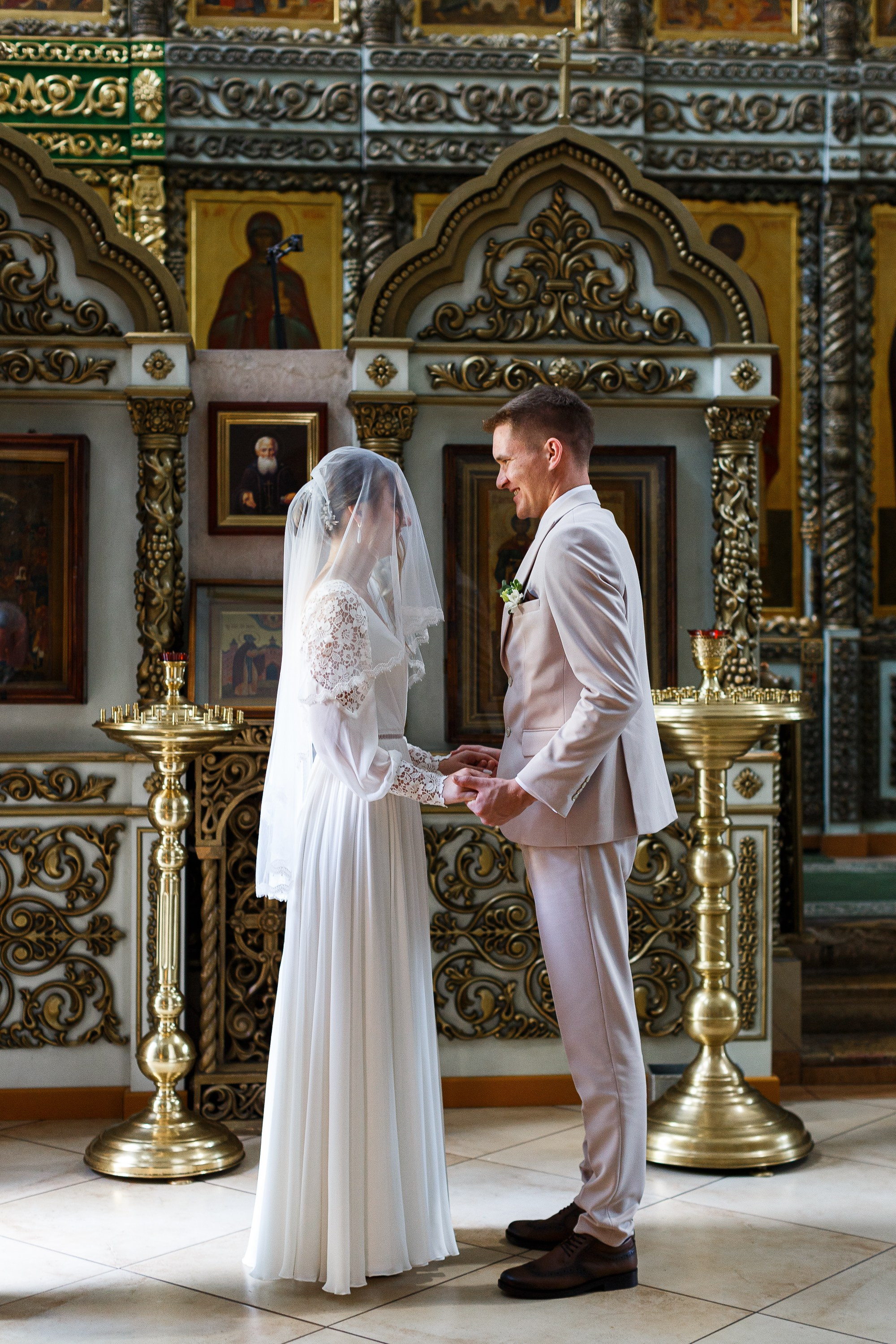 Венчание в храме Живоначальной Троицы на Шаболовке