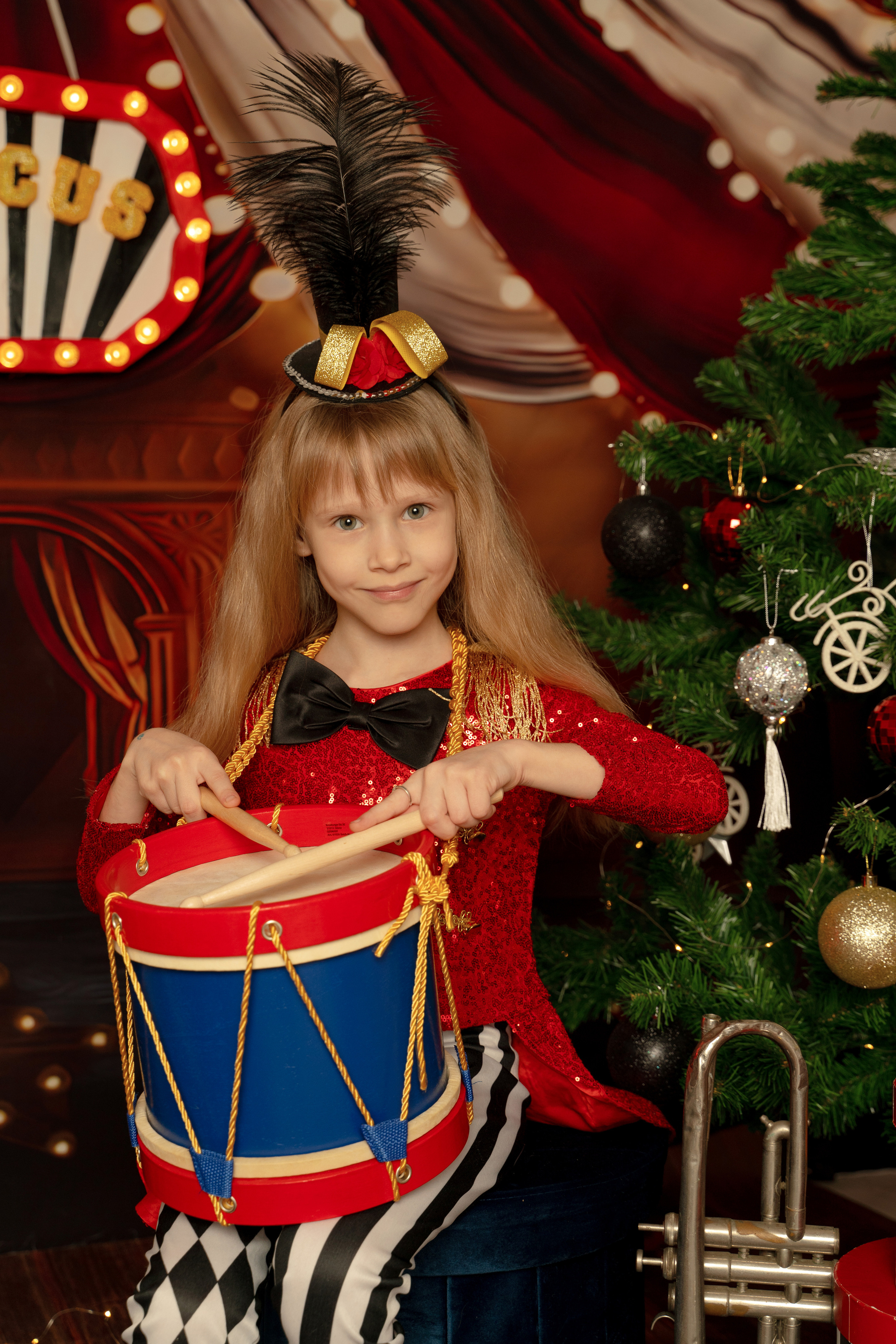 НОВОГОДНИЙ ЦИРК. Детская выездная фотостудия. Фотограф новорождённых newborn, годовасие