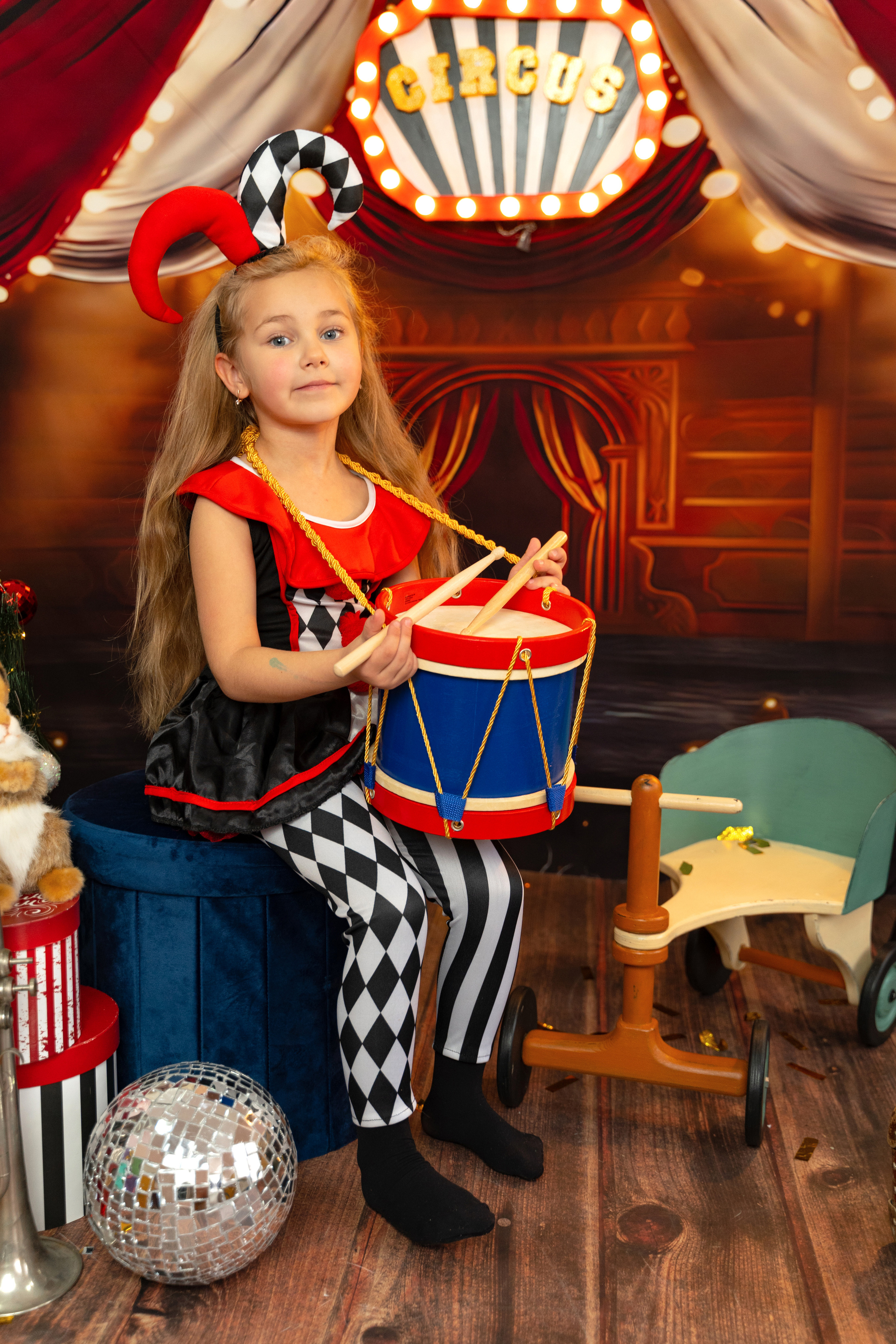 НОВОГОДНИЙ ЦИРК. Детская выездная фотостудия. Фотограф новорождённых newborn, годовасие