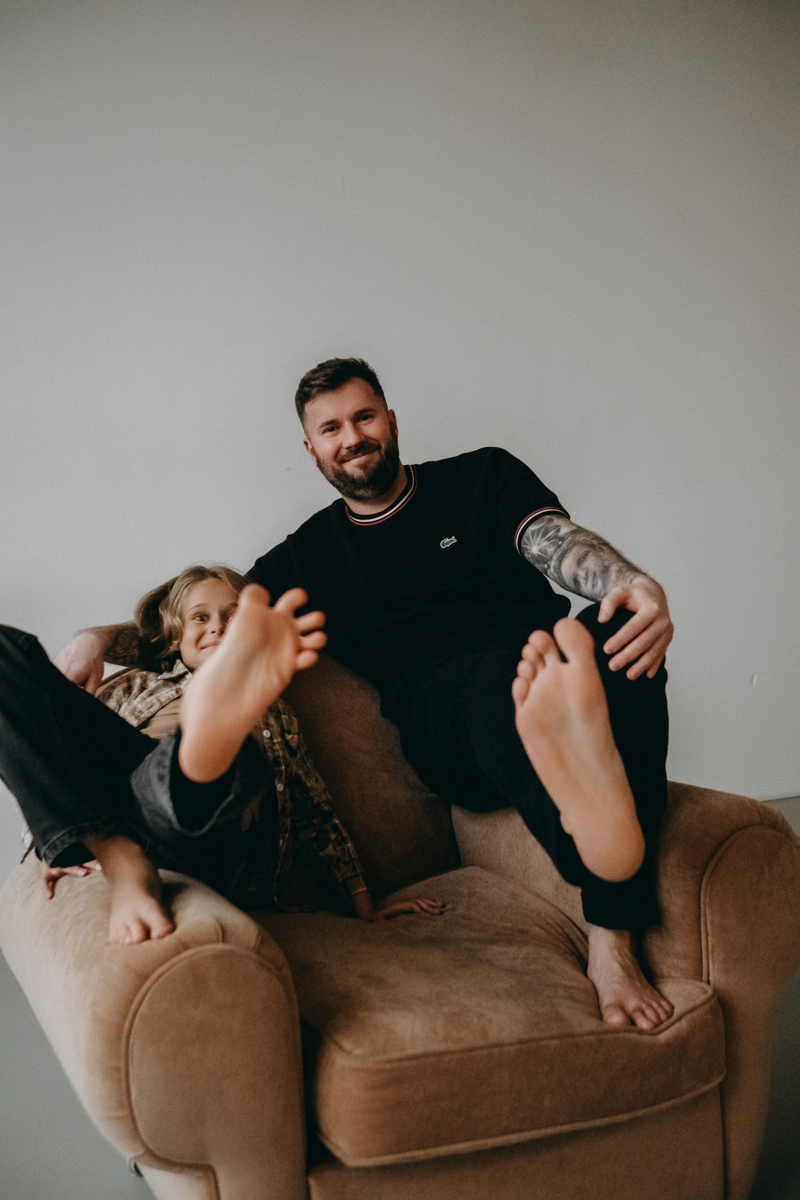 Папа и сын. Семейный фотограф в Санкт-Петербурге Дарья Косянчук