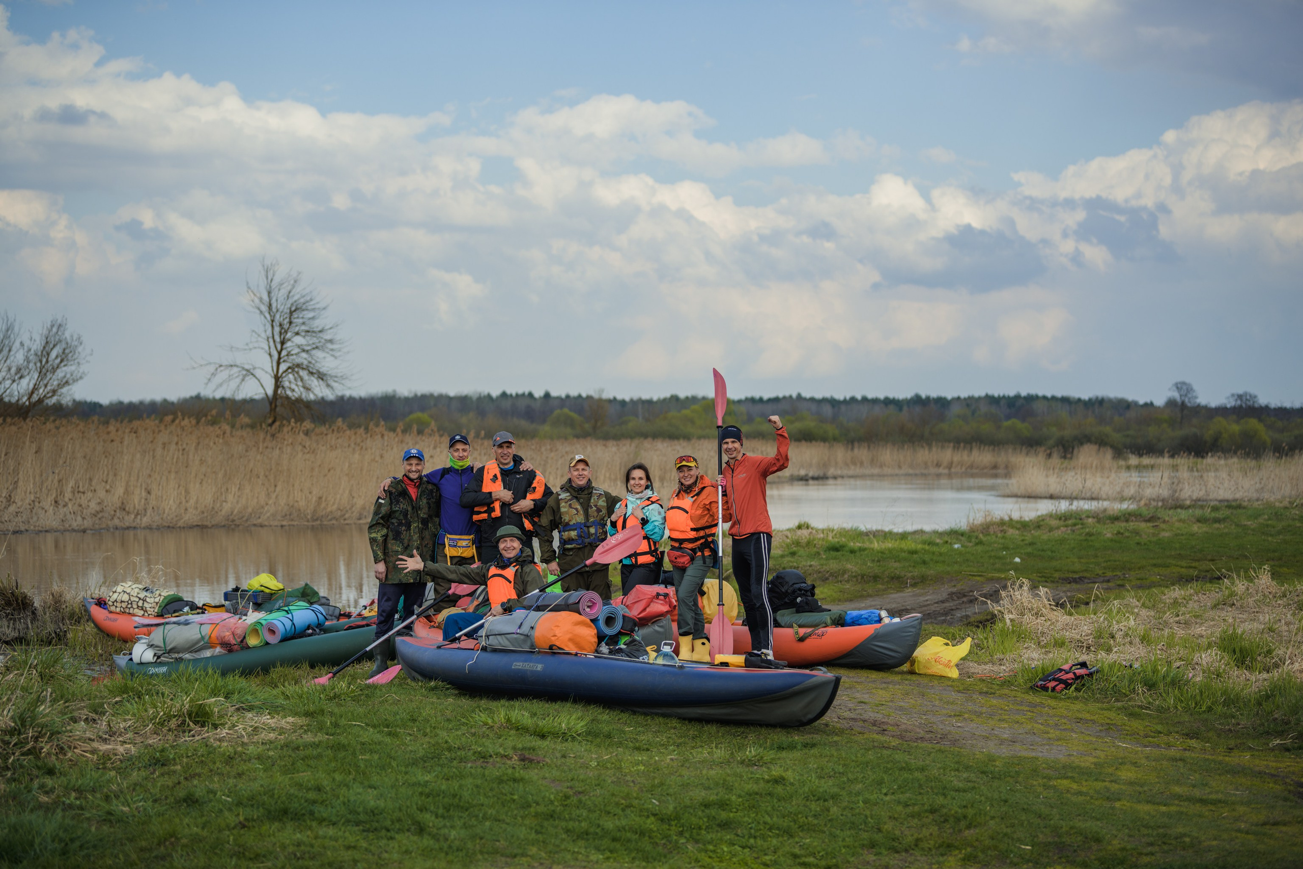 Водный поход 1-й кс по реке Случь. Репортажный фотограф Владимир Беляй