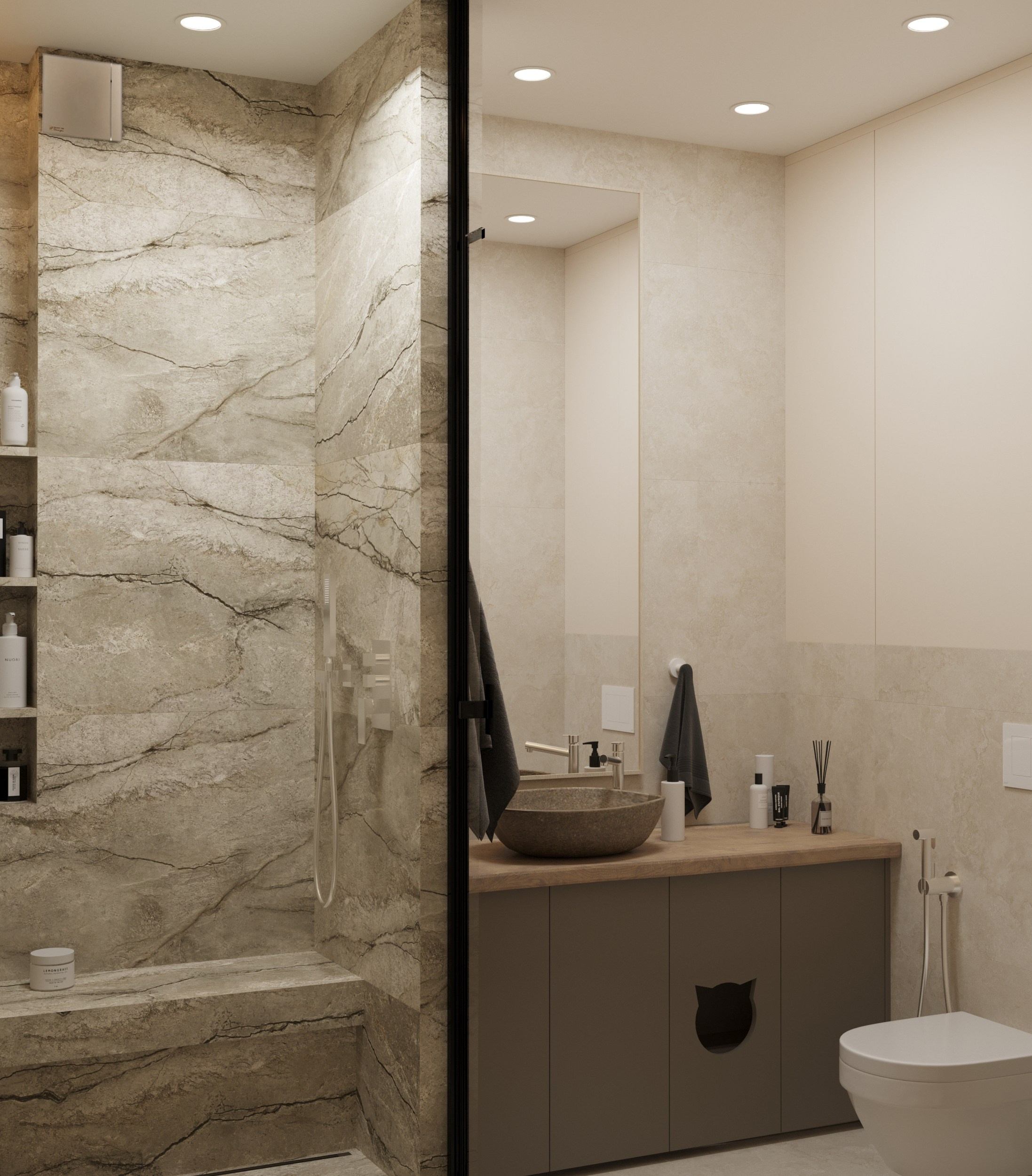 «Баланс» 106кв.м, фото. Дизайнер интерьеров Olala interior design