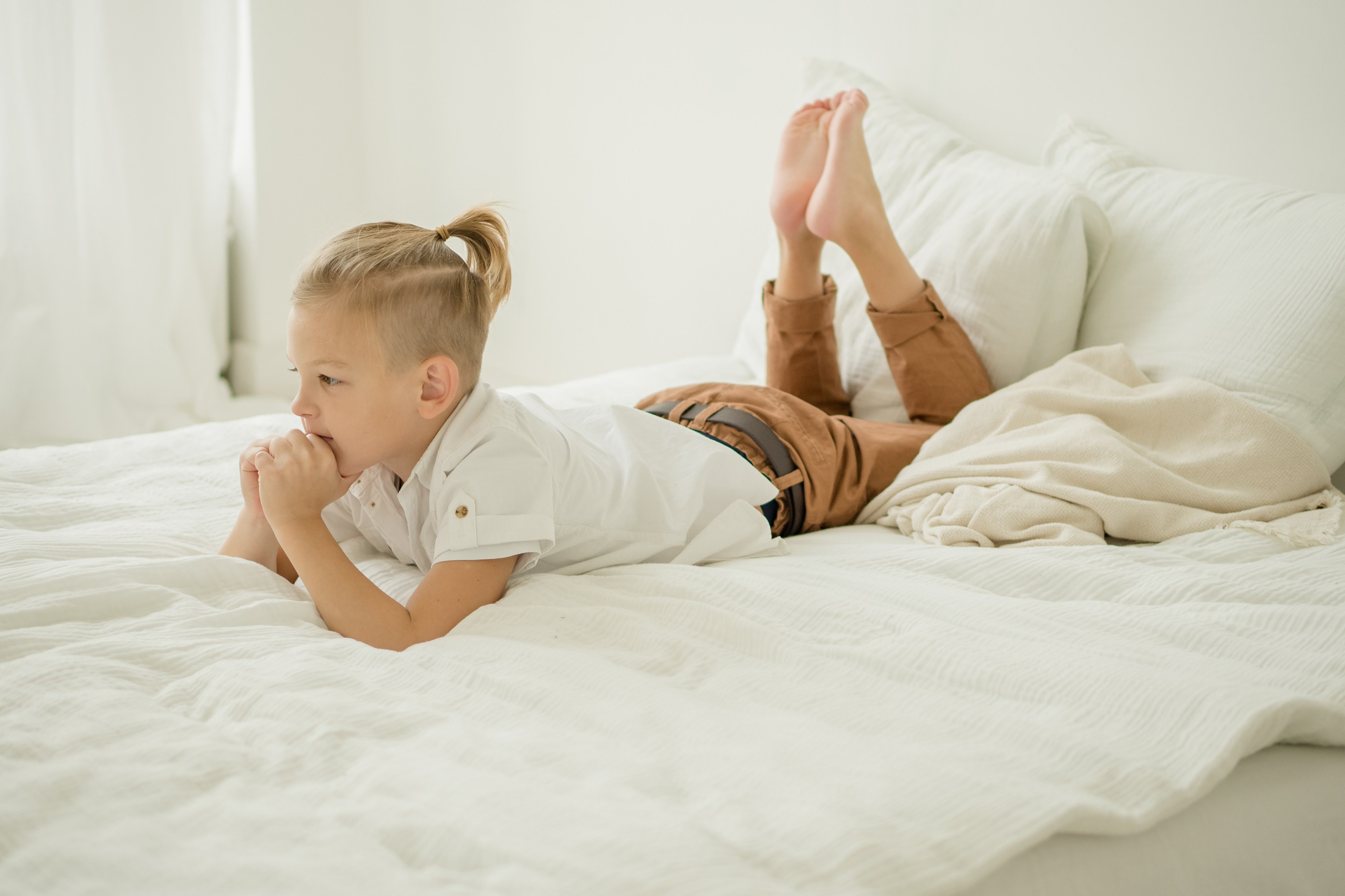 Семейная фотосессия семьи К. в фотостудии. Фотограф Ольга Игорева