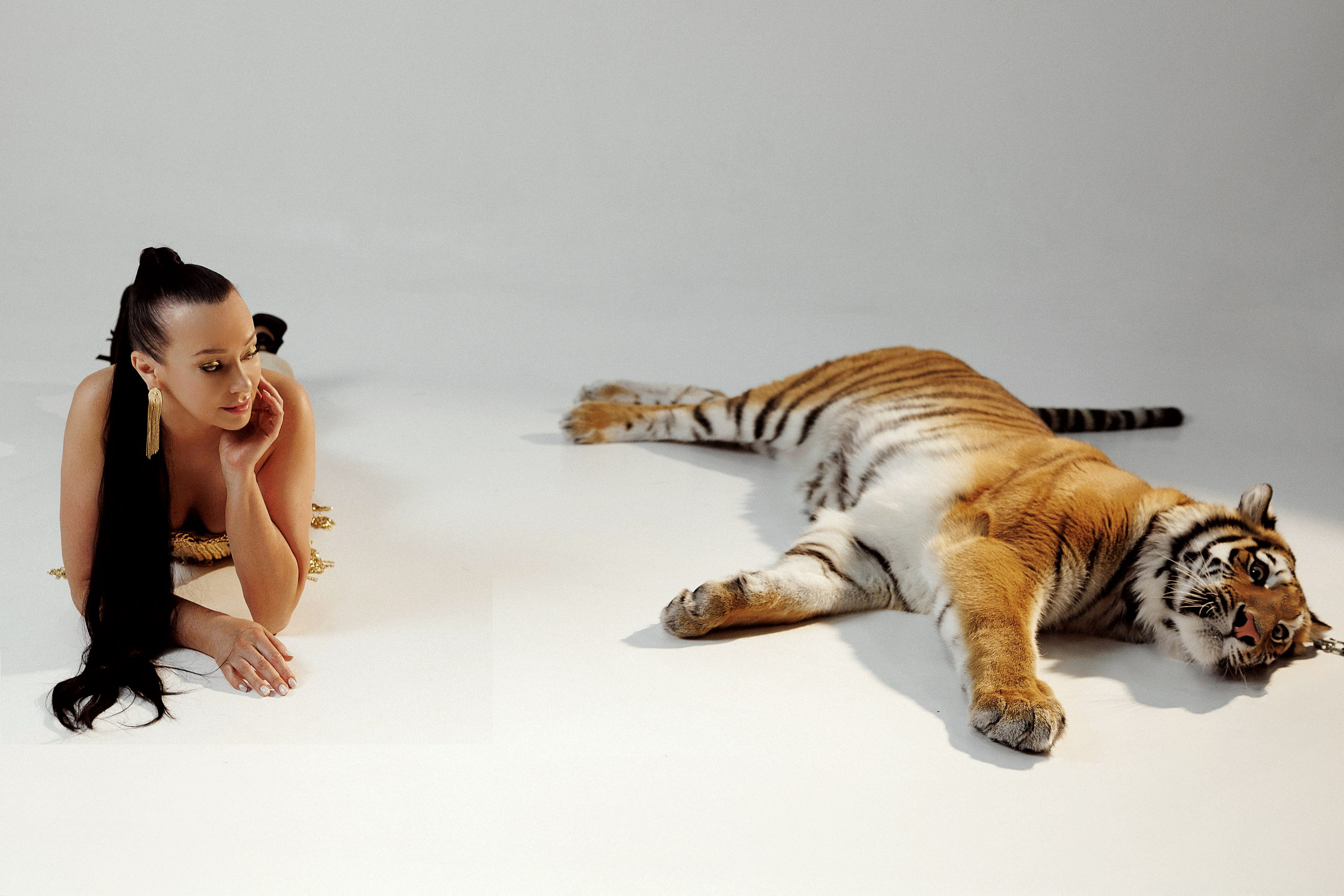 Фотосессия с тигром. Иванова Ирина Свадебный и семейный фотограф г. Уфа