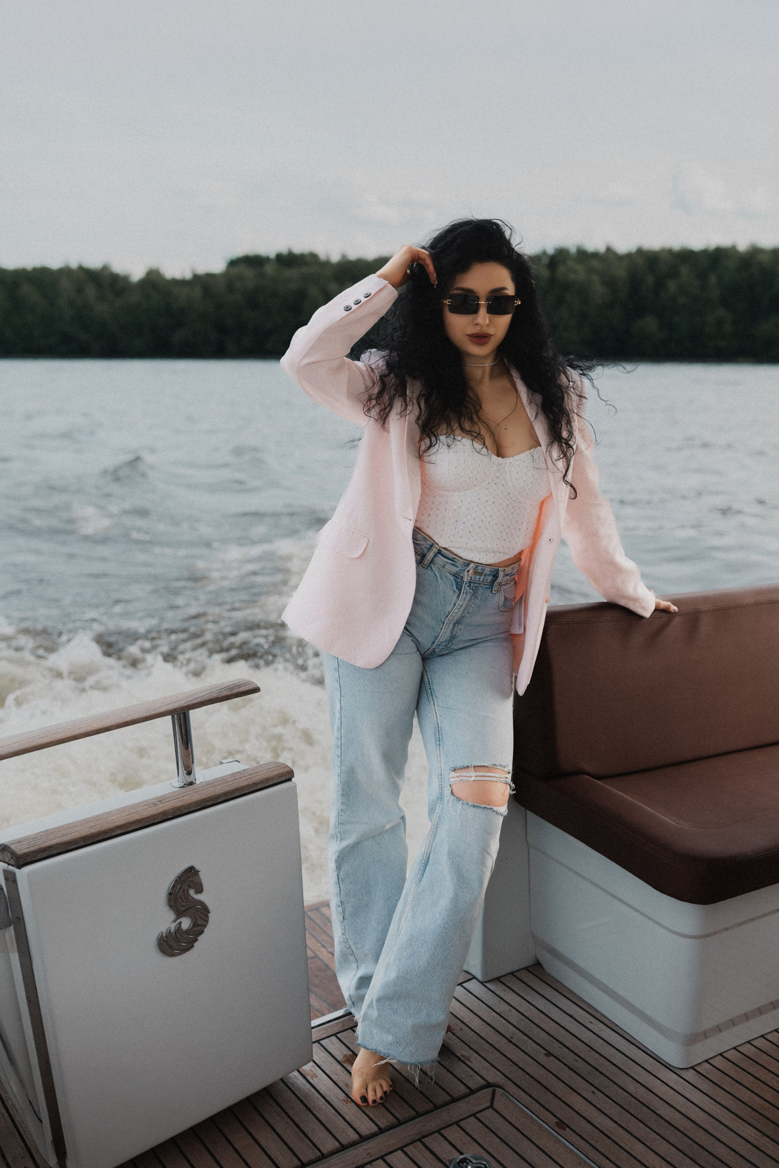 Девичник на яхте. Фотограф в Москве Ангелина Ким