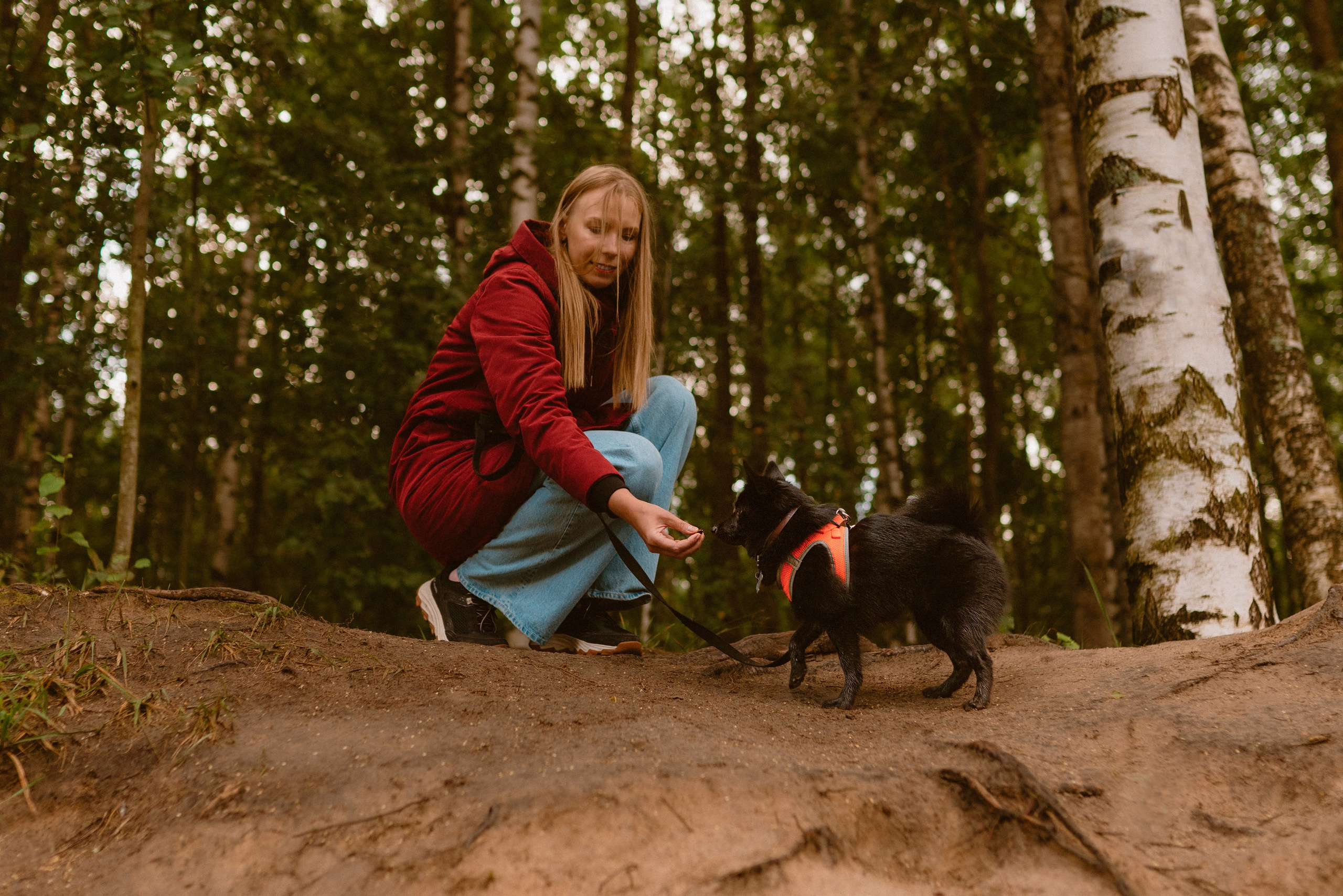 Евгения и Акула. Фотограф анималист в Спб недорого Олеся Майорова
