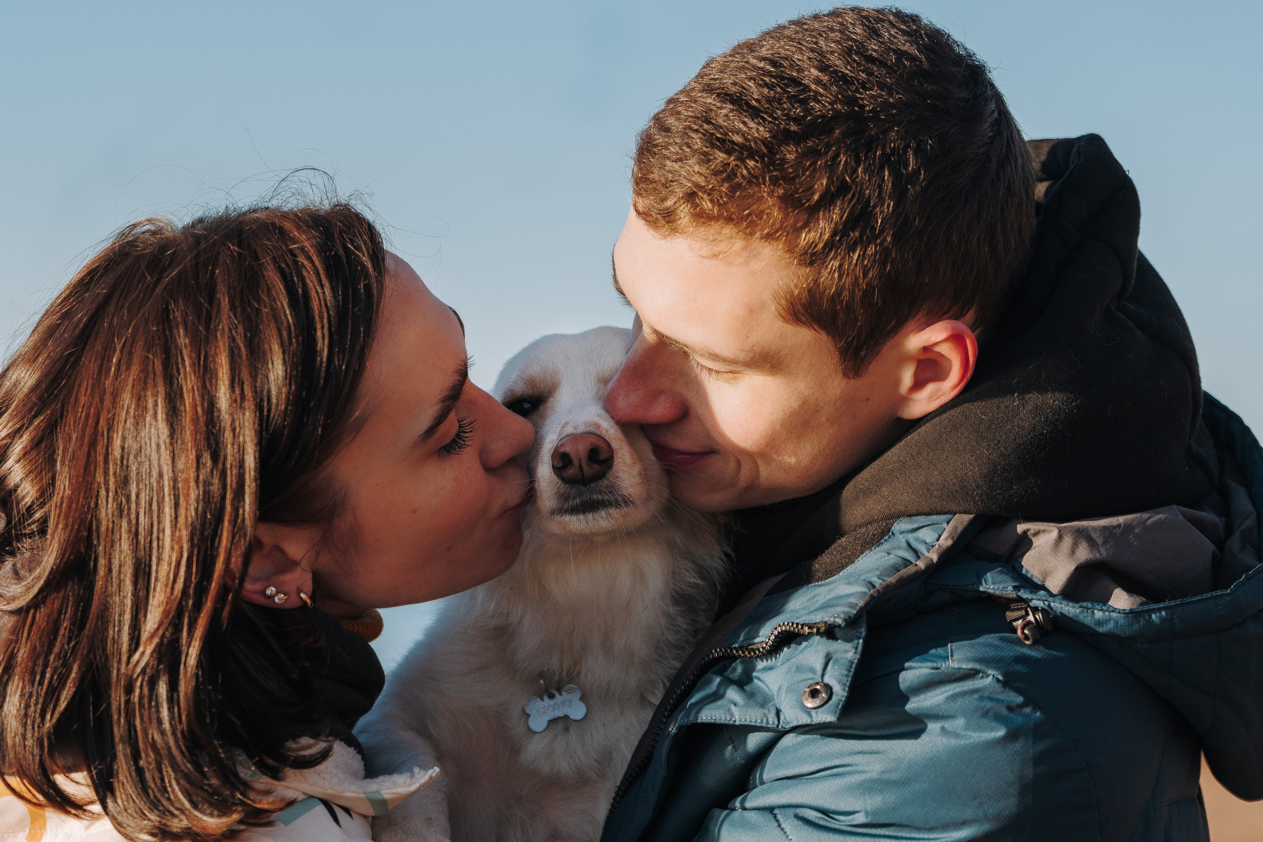 Бруно, Алена и Антон. Фотограф анималист в Спб недорого Олеся Майорова