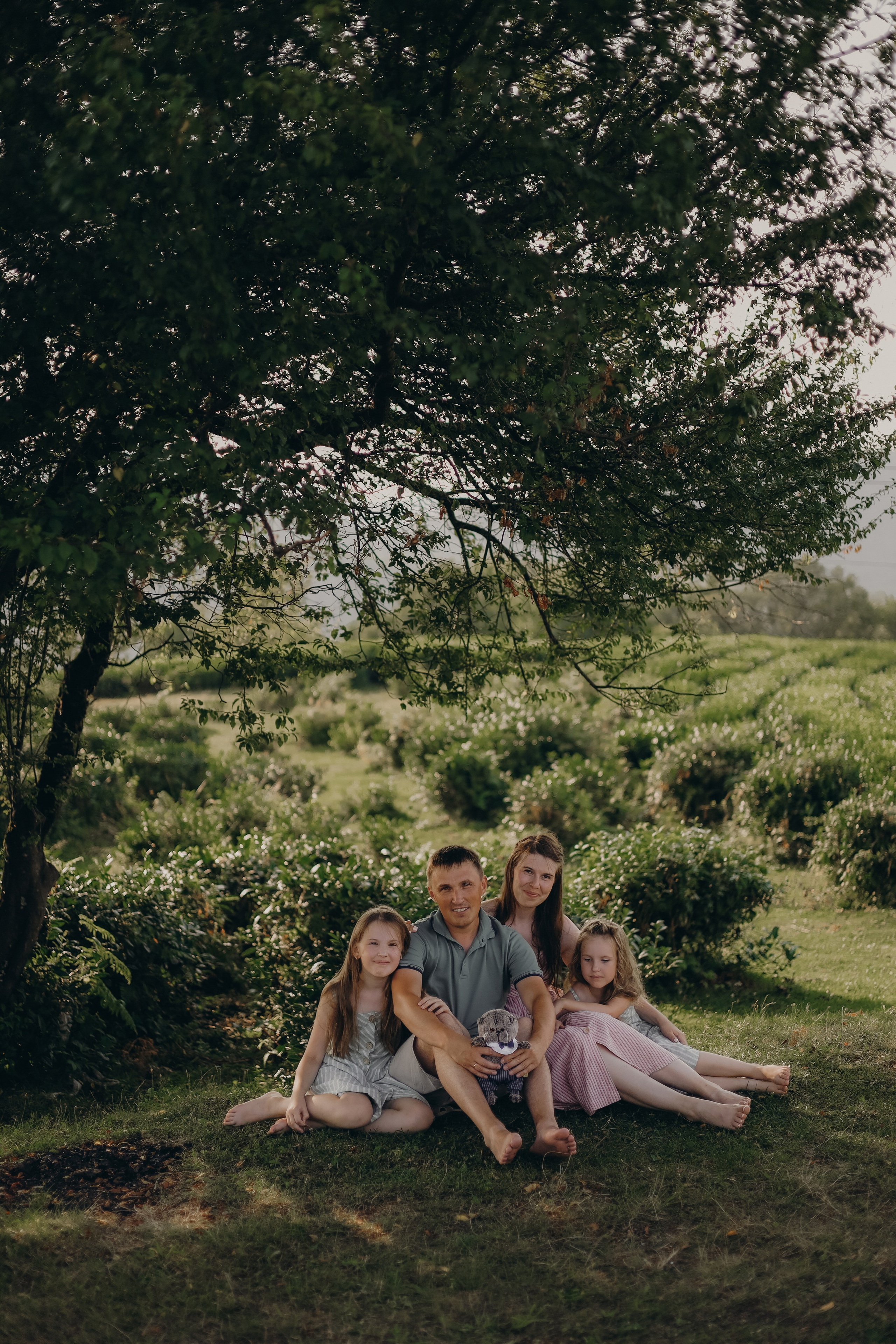 Ксеня, Андрей, Даша, Василина. Семейный фотограф Екатерина Еремеева