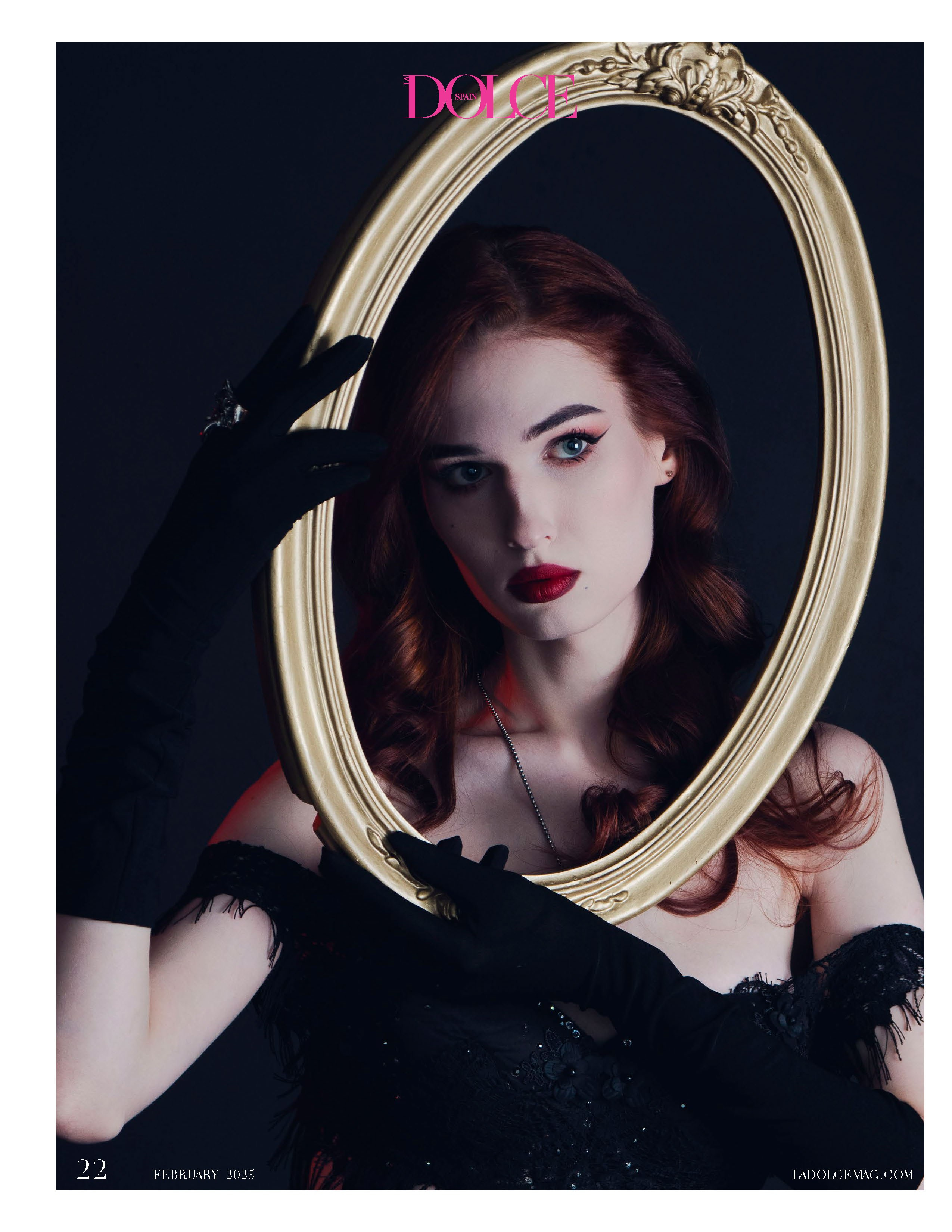 Вамп. Публикация в DOLCE magazine. Портретный фотограф в Санкт-Петербурге Савельева Ольга