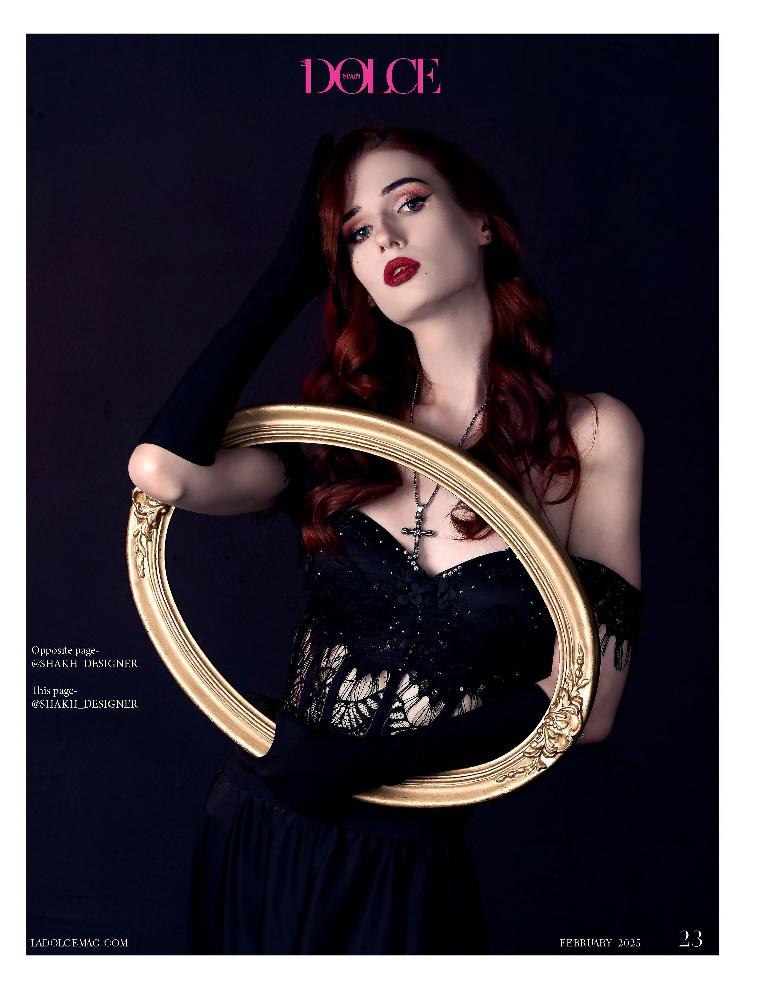 Вамп. Публикация в DOLCE magazine. Портретный фотограф в Санкт-Петербурге Савельева Ольга