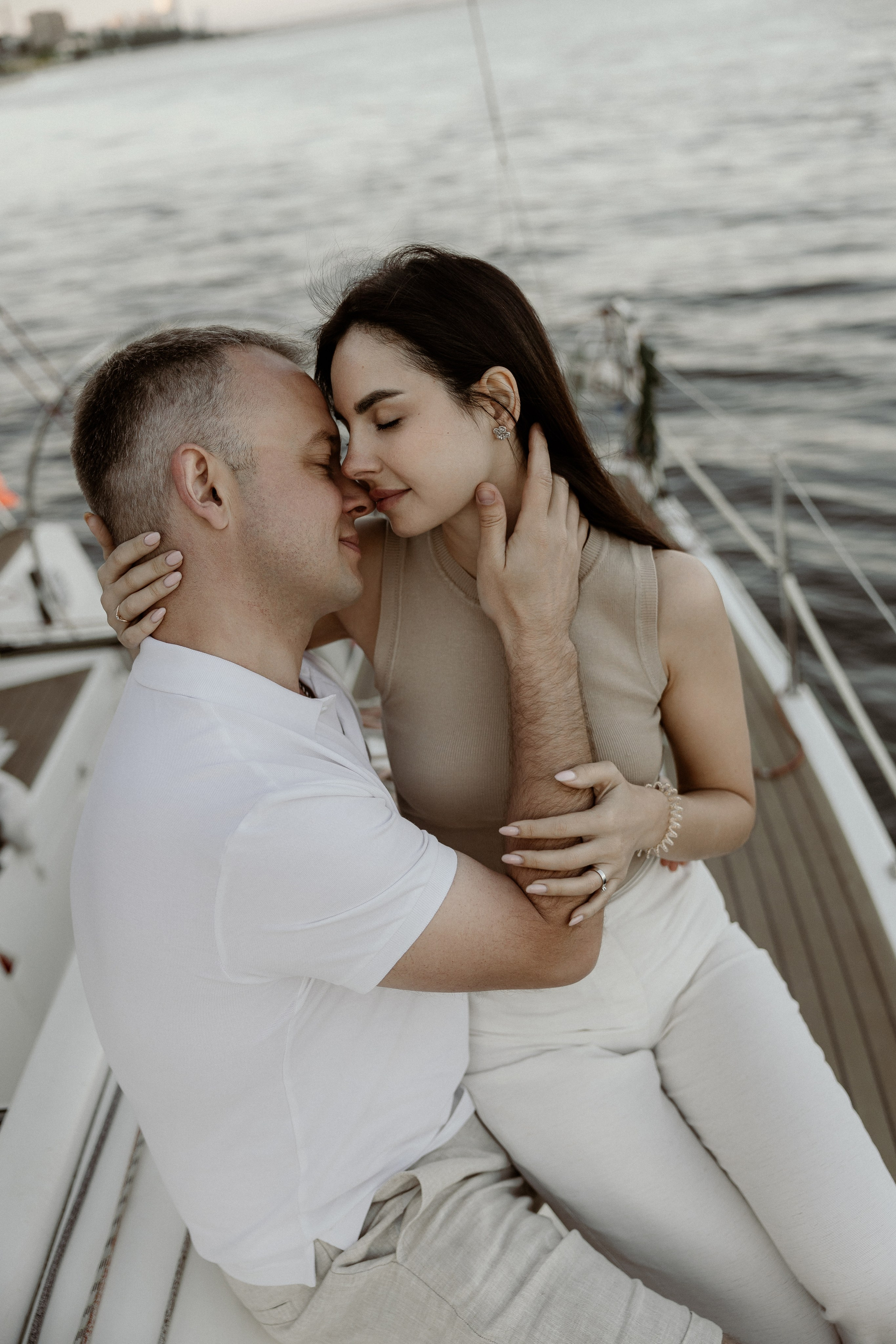 Съемка на яхте