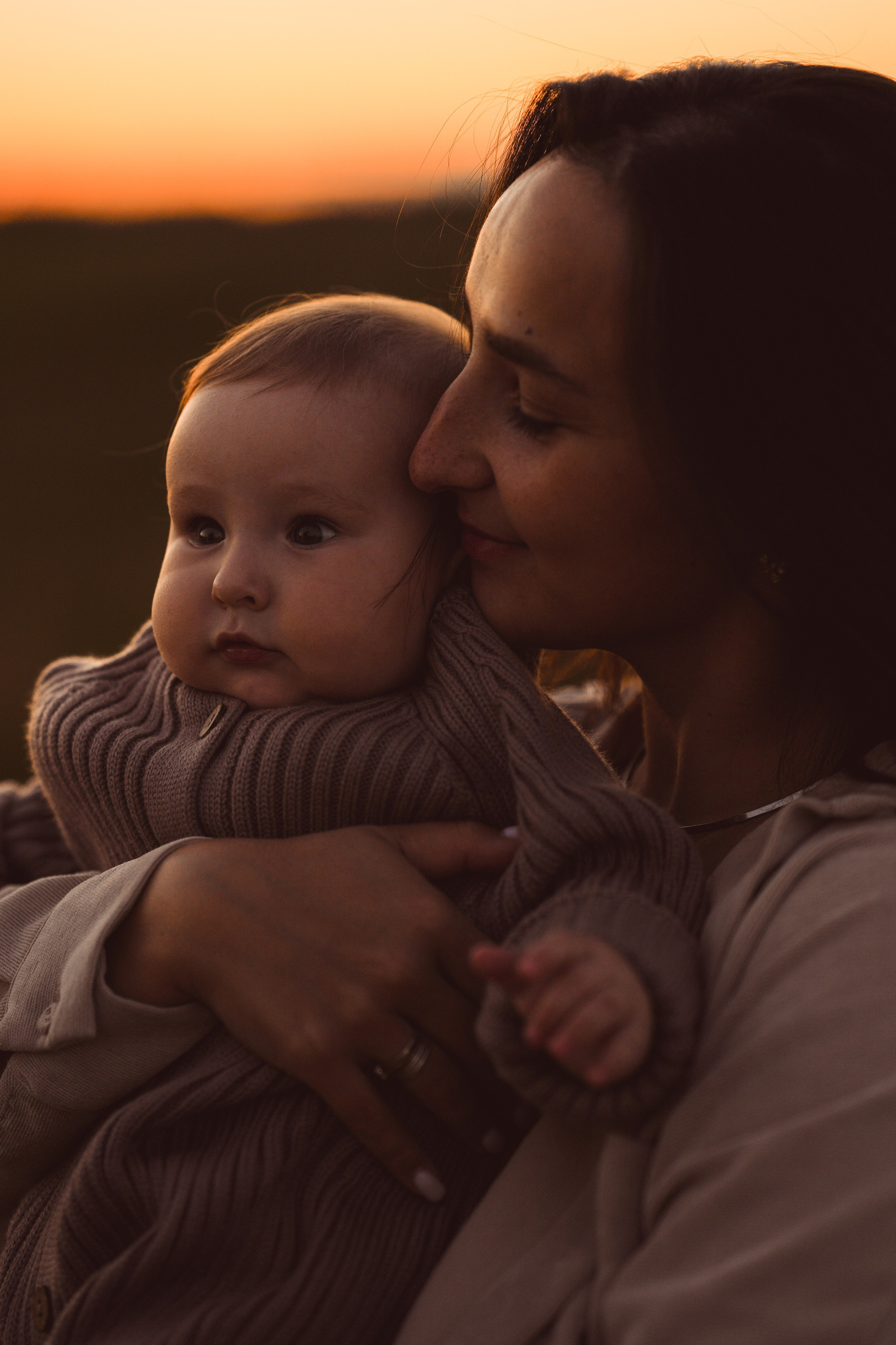 Семья Тони и Саши на закате. Семейный и портретный фотограф в Санкт-Петербурге Татьяна Гримоть
