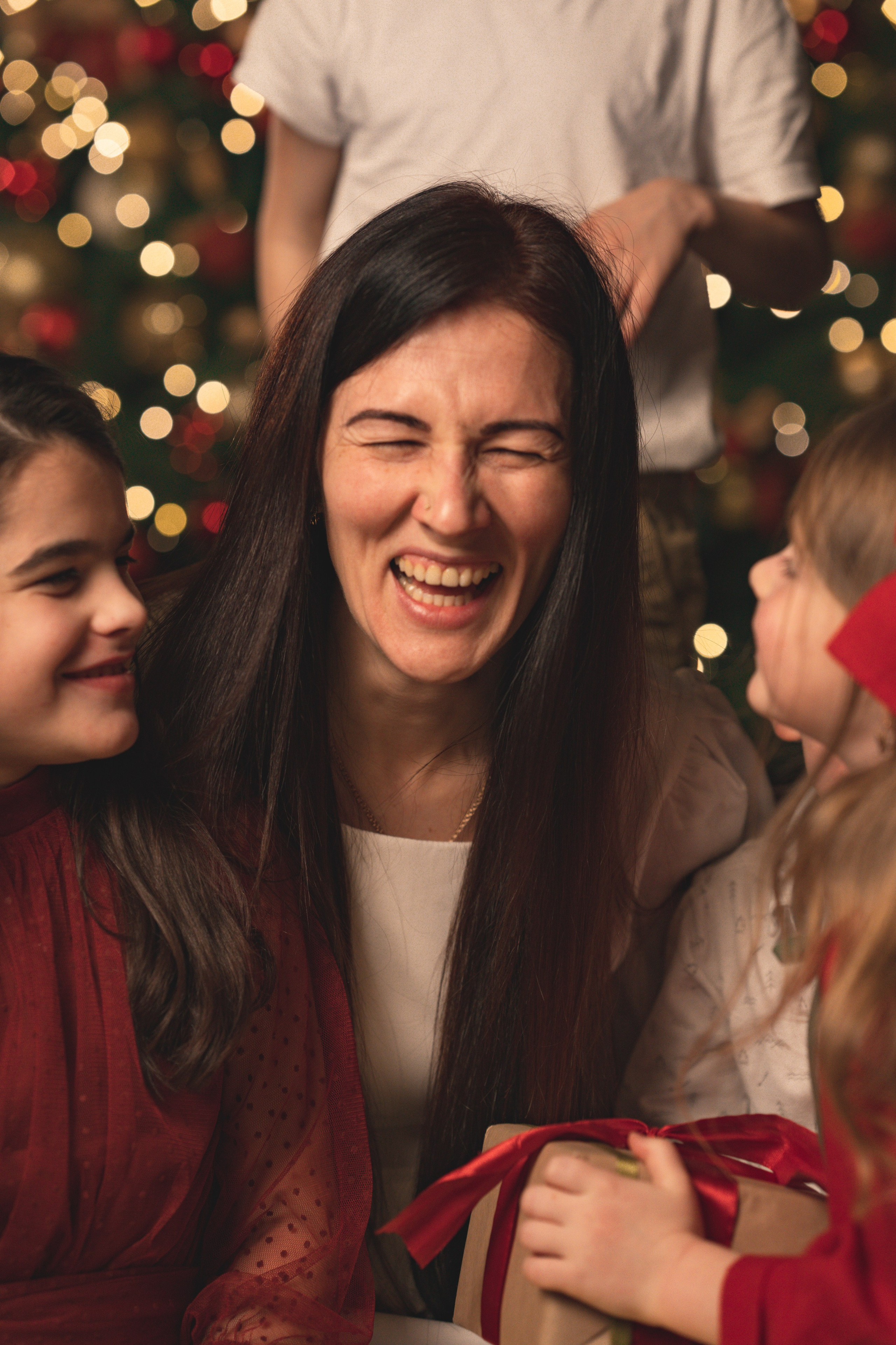 Новогодняя история большой прекрасной семьи Ирины. Семейный и портретный фотограф в Санкт-Петербурге Татьяна Гримоть