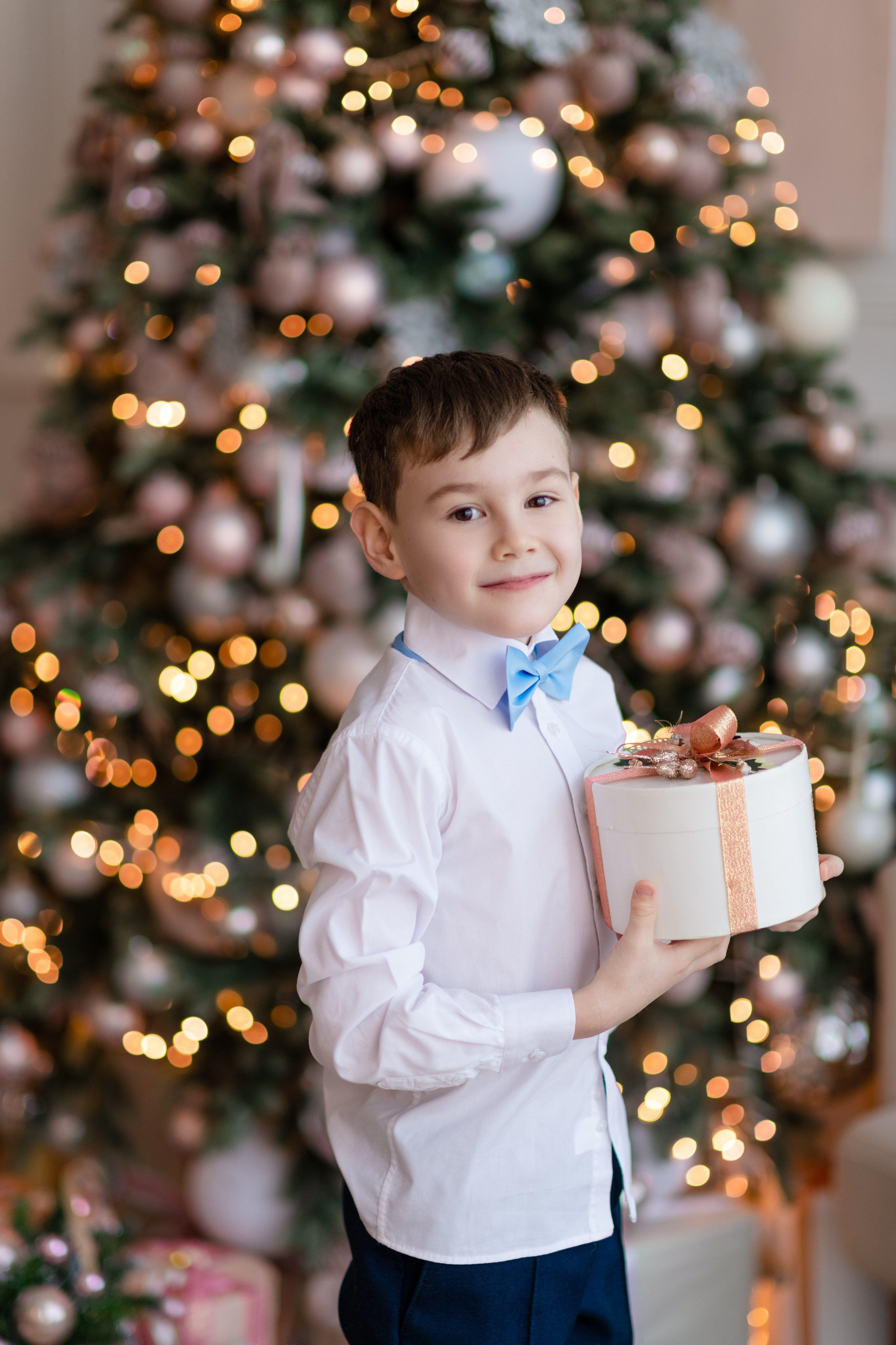 Новогодняя фотосессия для чудесной семьи. Свадебный и семейный фотограф в Санкт-Петербурге Олеся Еремеева
