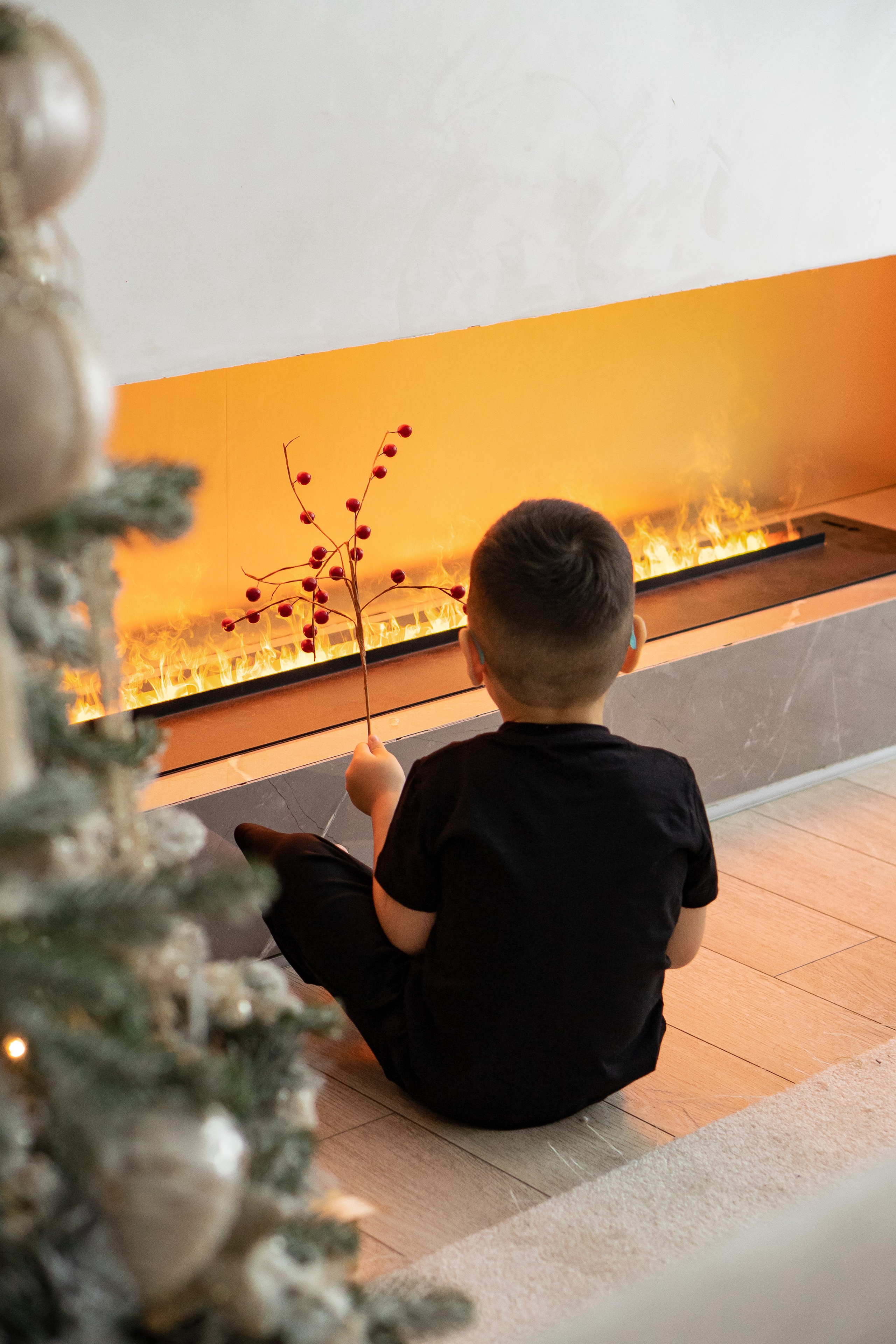 Гиляна и Данечка. Новогодняя история в студии. Фотограф Ольга Игорева