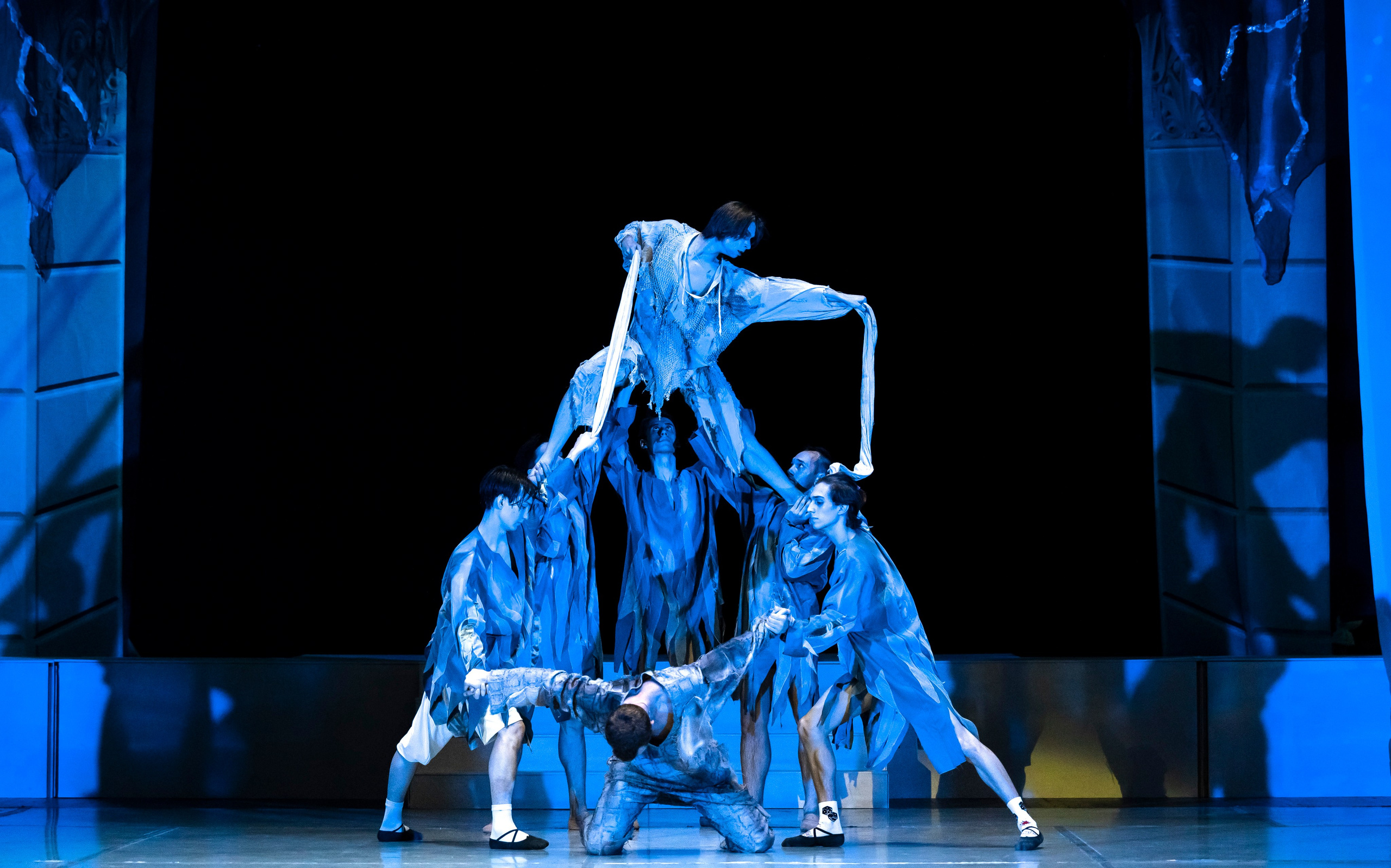 Сценическая репетиция «Пушкин. Сны после жизни» — балет Касатконой и Василёва. Балетный фотограф Москва Майоров Николай