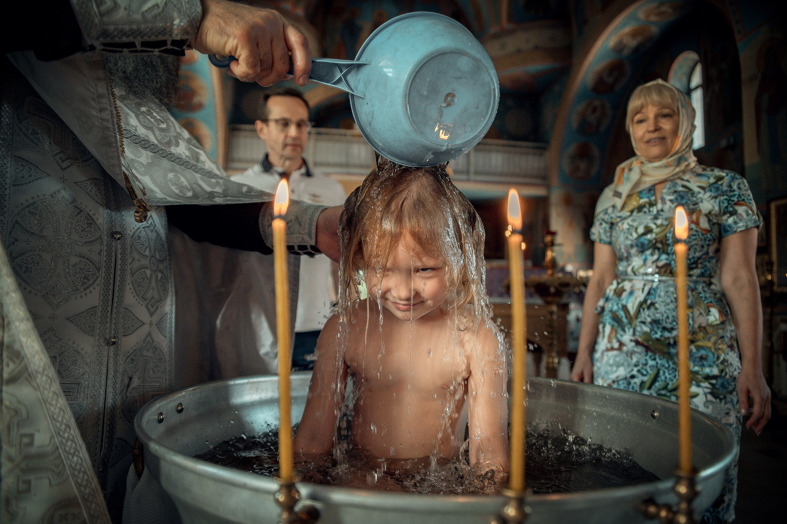 Таинство Крещения Арины, Церковь Всех Святых в Земле Российской г. Волгоград. Церковный, семейный и репортажный фотограф Волгоград, Волжский