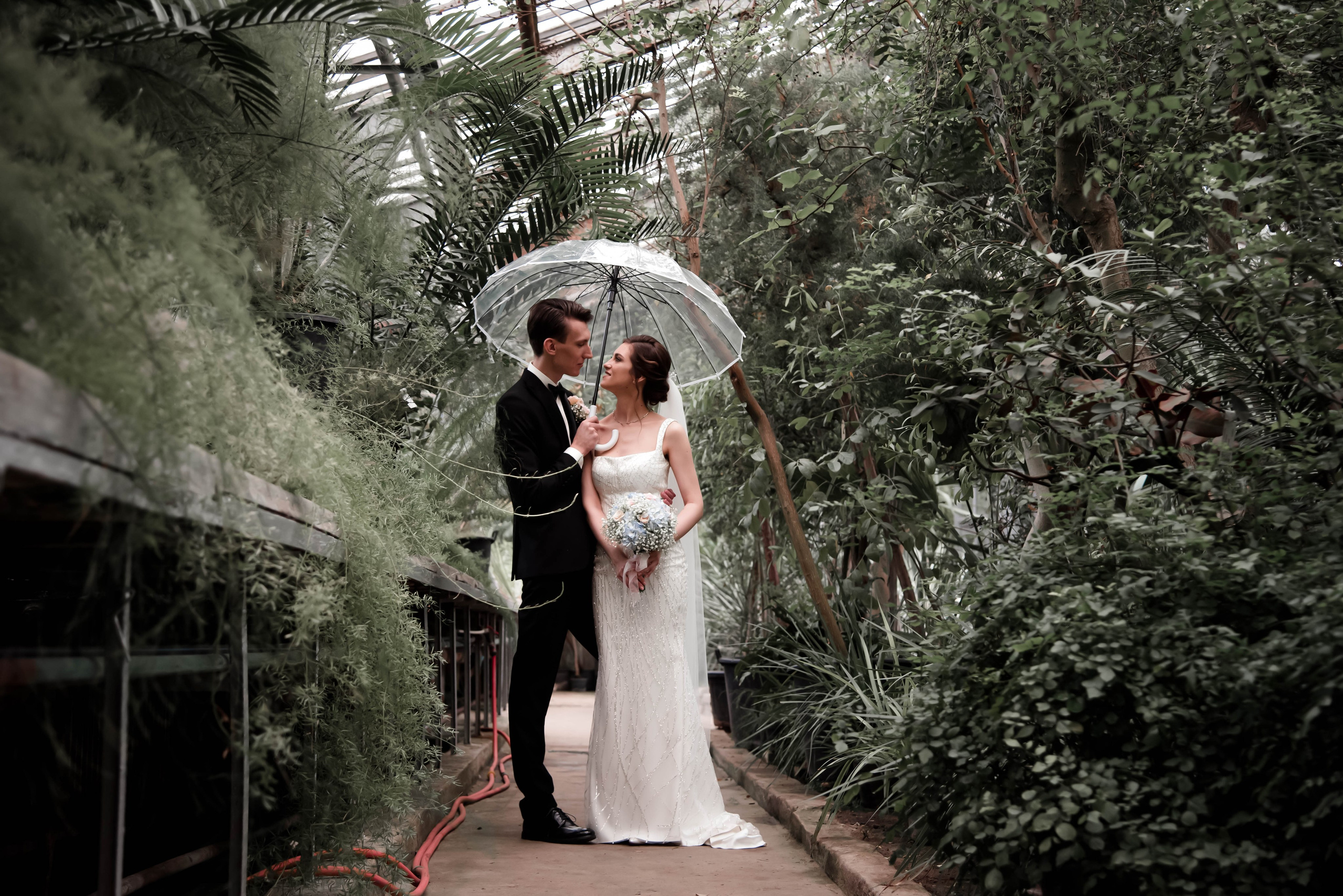 Свадебная фотосессия в Ботаническом саду. Свадебный фотограф Вера Климова