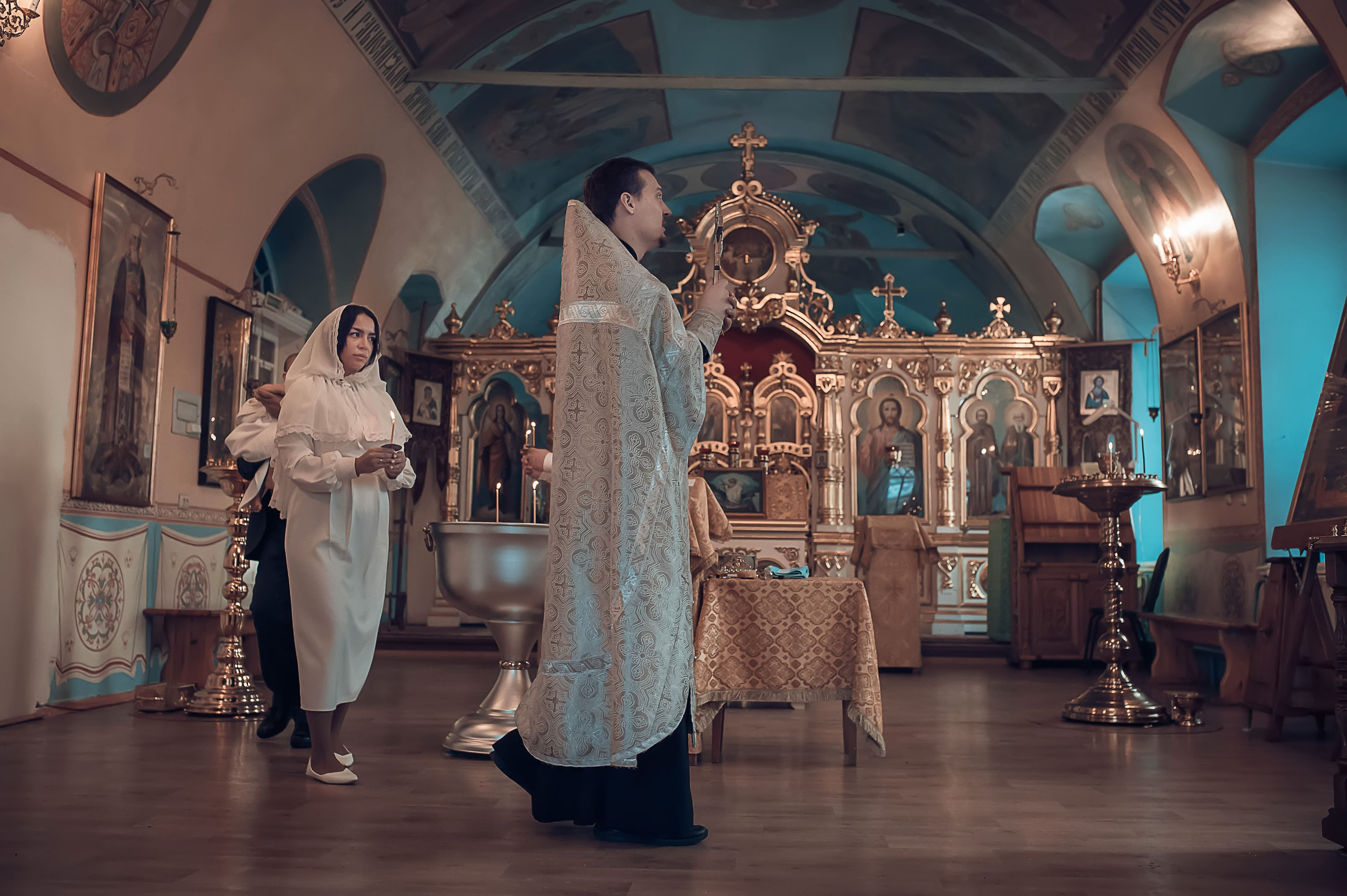 Съемка крещения в Красноярске. Фотографы крещения/венчания  Красноярск Татьяна и Вячеслав Переваловы