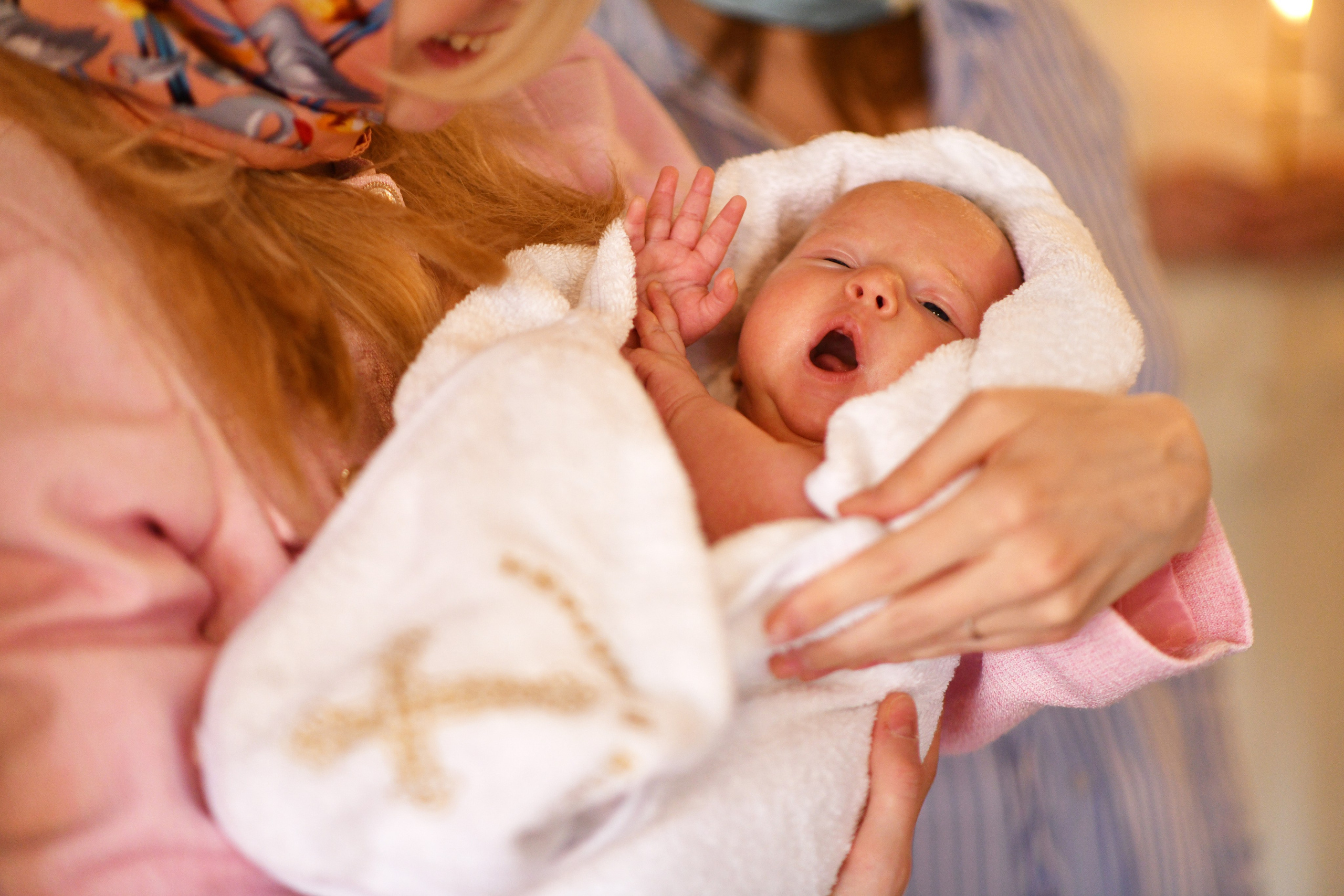 Крещение младенца Ксении. Свадебный и портретный фотограф в Москве Галина Борисова