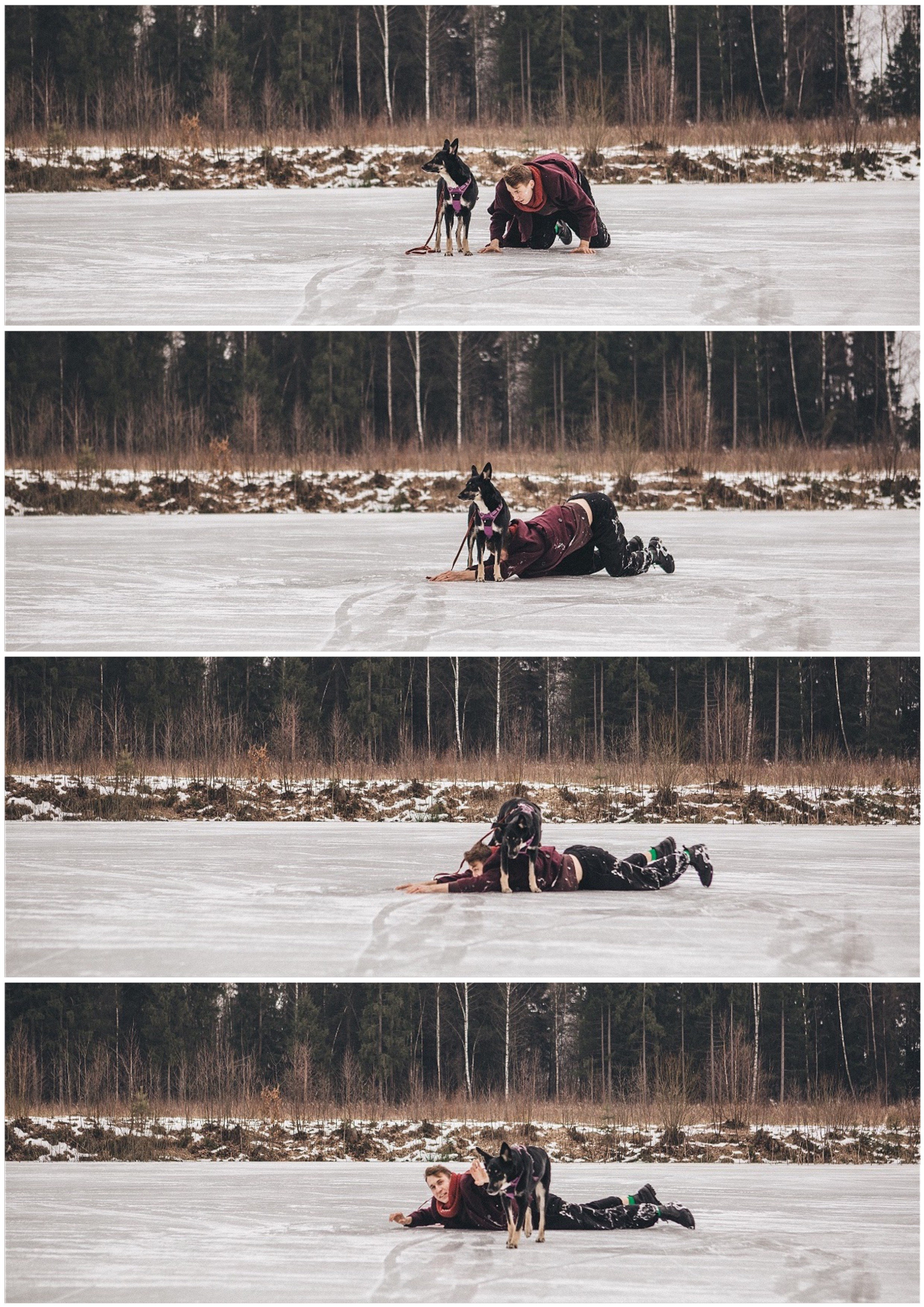 A cinematic tale of true love and unbreakable friendship between a man and a dog. Portrait, family and pet photographer in Cyprus, Ksenia Bourdelle