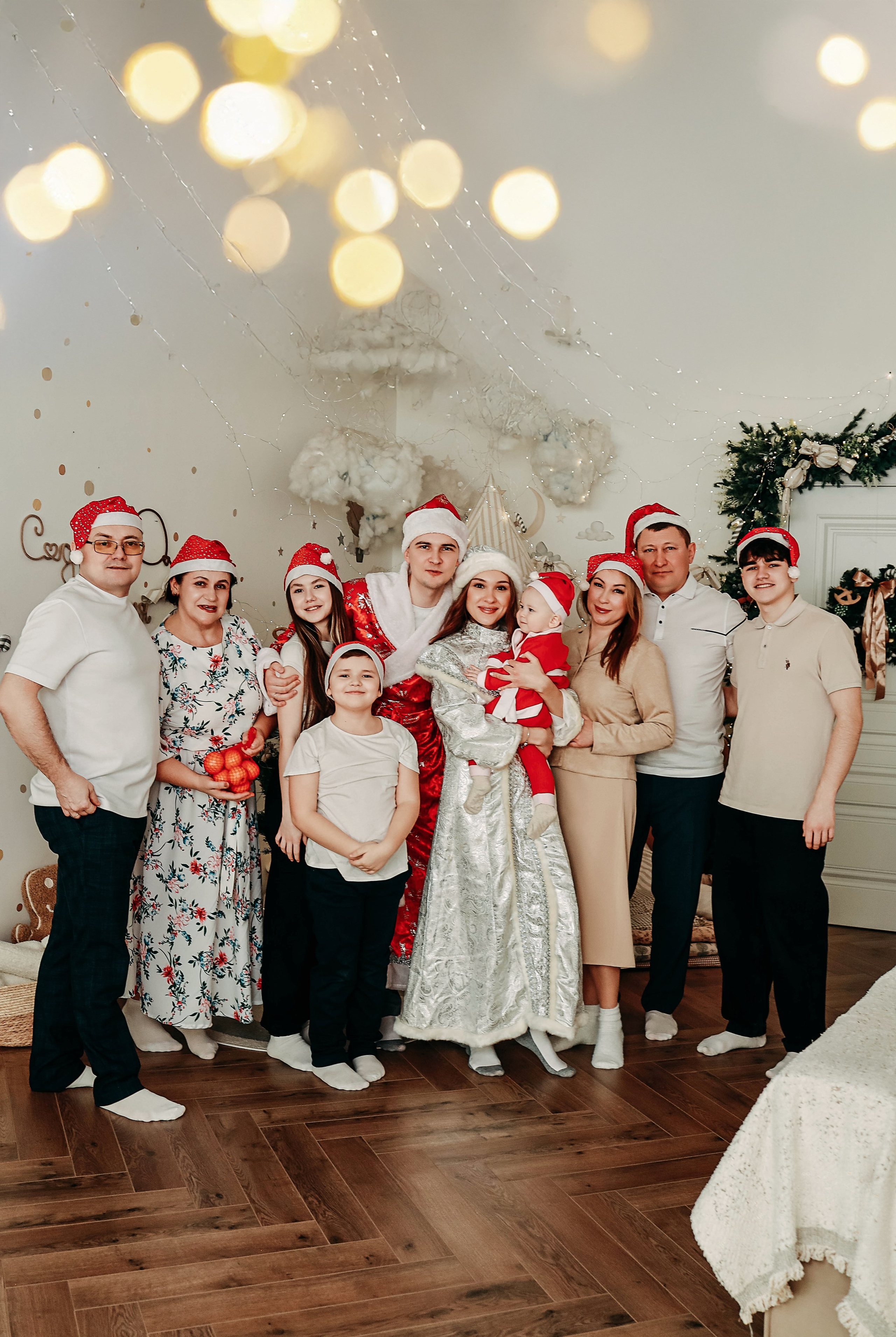 Семейная новогодняя фотосессия. Студия Сканди. Иванова Ирина Свадебный и семейный фотограф г. Уфа