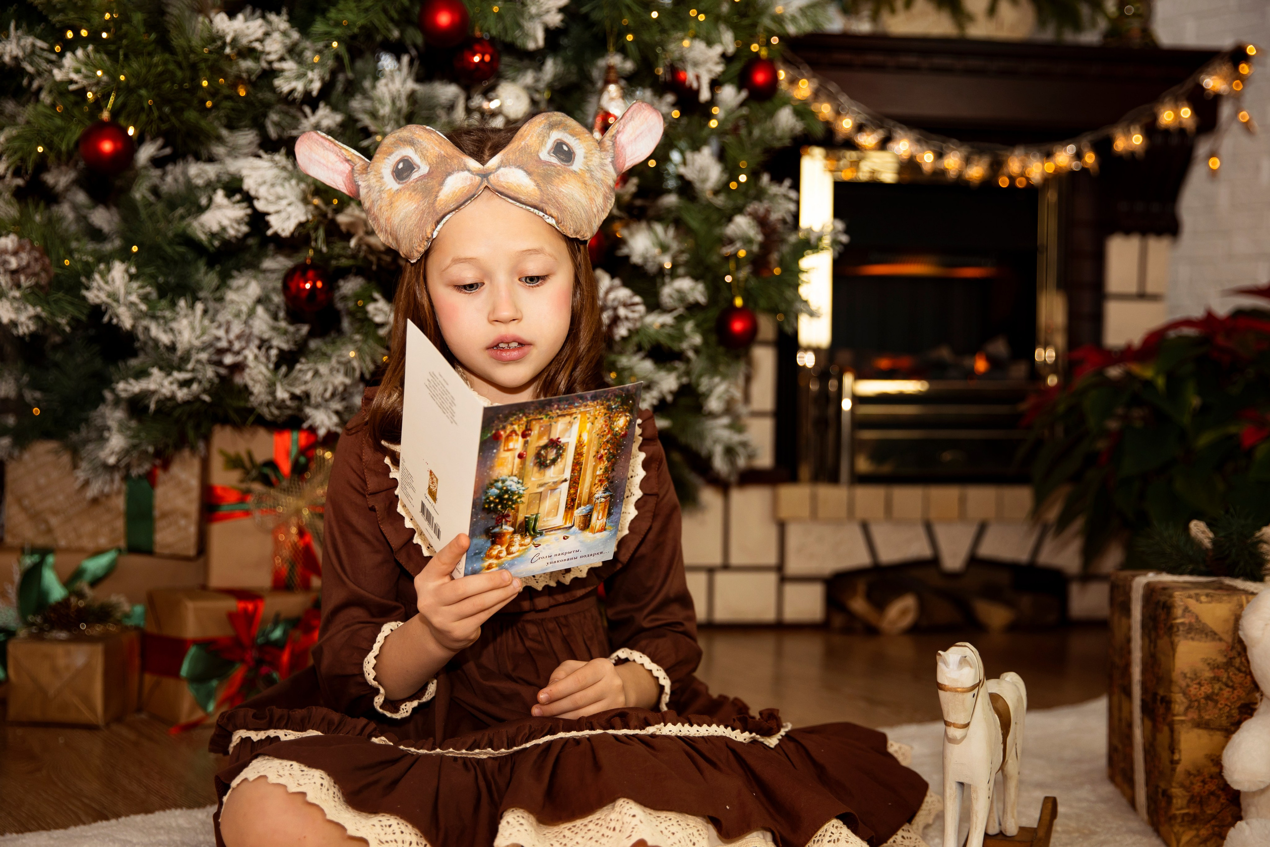 Новогодняя съемка для детей. Фотограф — Татьяна Кириллова, г. Санкт-Петербург
