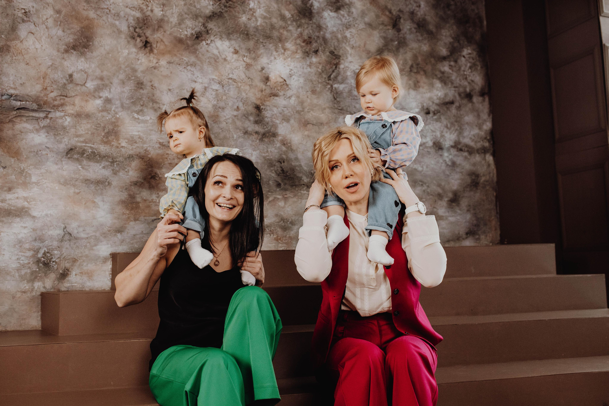 Подруги с дочками. Женский и семейный фотограф в Сургуте Ольга БорОдько