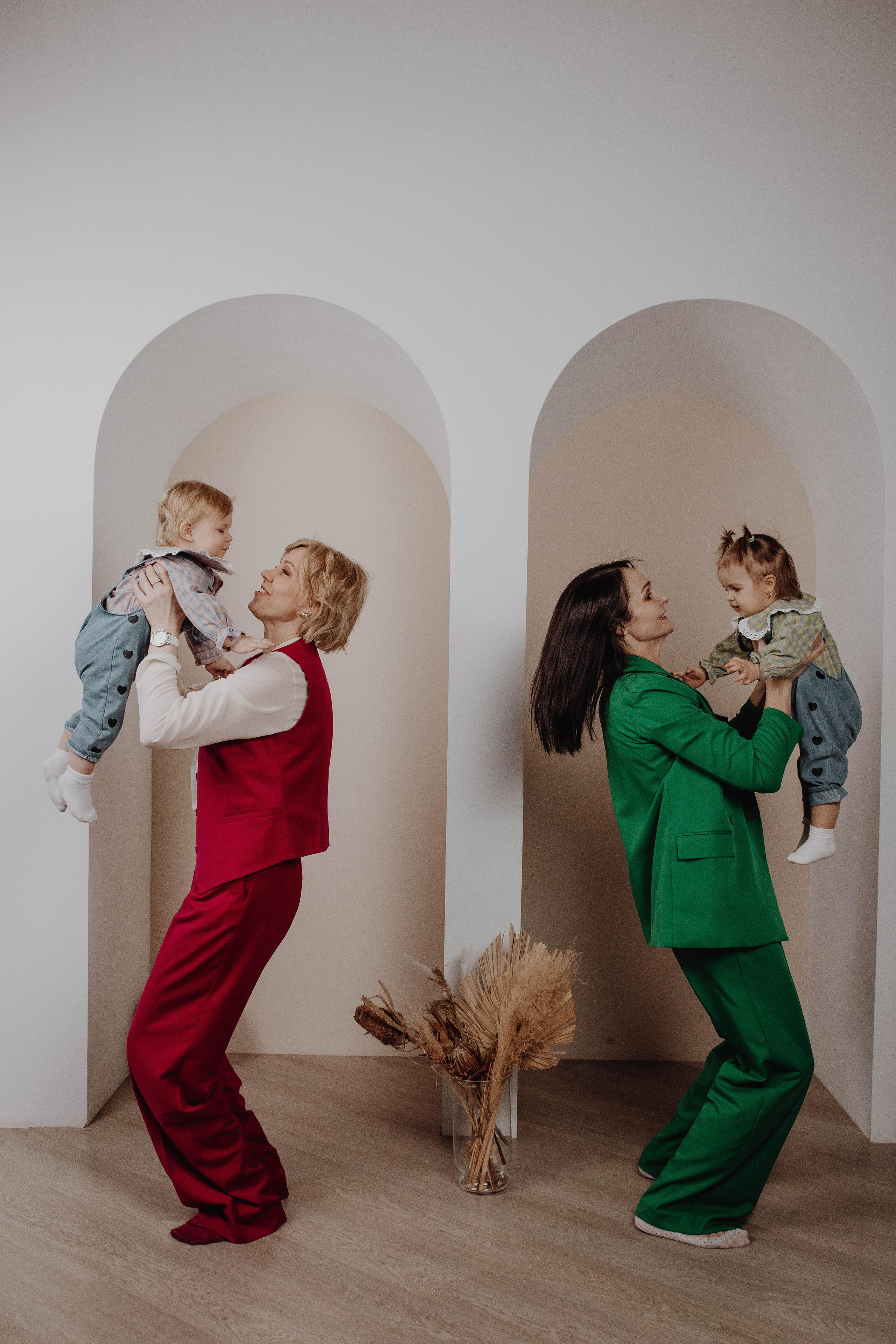 Подруги с дочками. Женский и семейный фотограф в Сургуте Ольга БорОдько