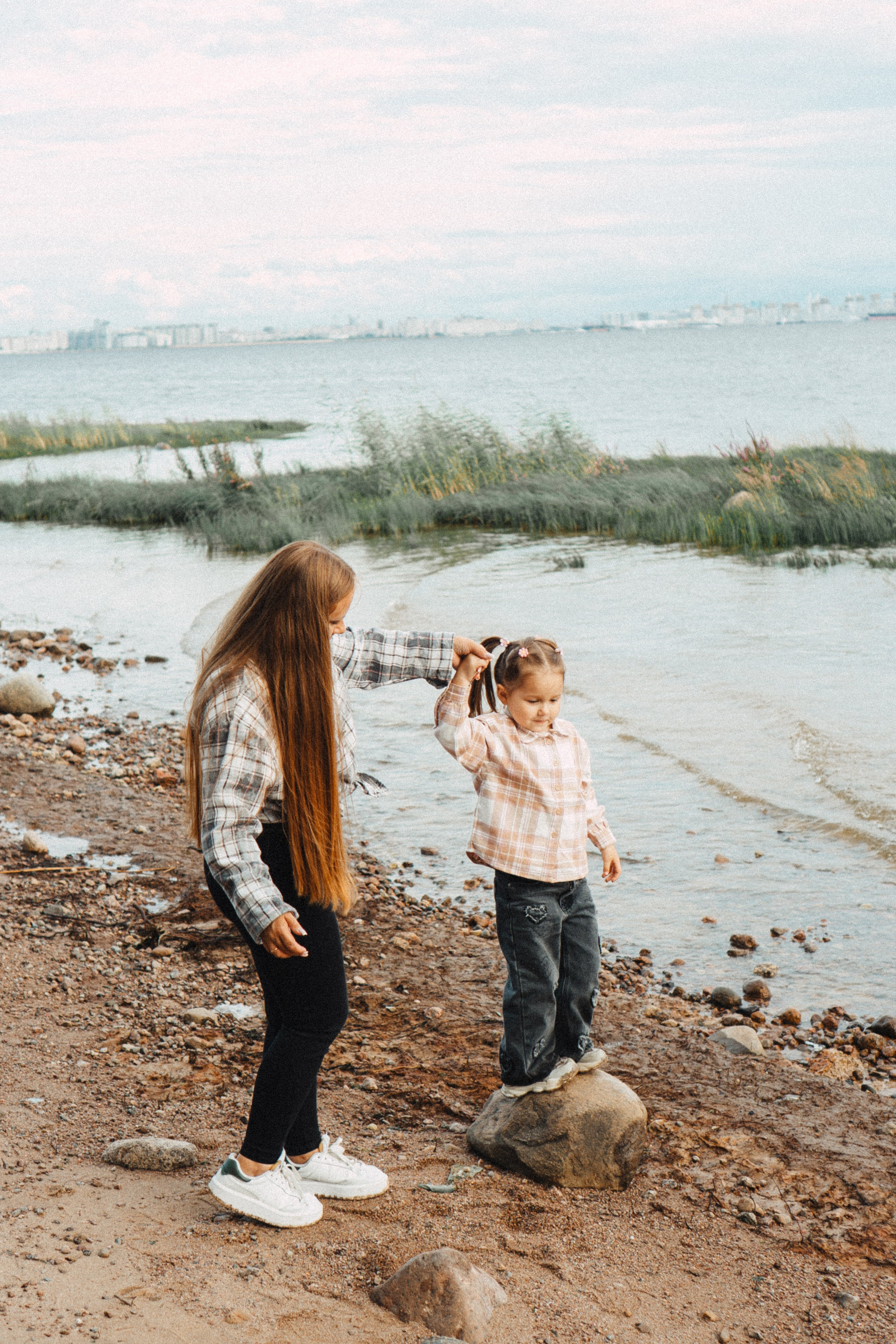 МАМА И ДОЧКА НА ФИНСКОМ ЗАЛИВЕ. Профессиональный фотограф, Санкт-Петербург — Виктория Богомолова