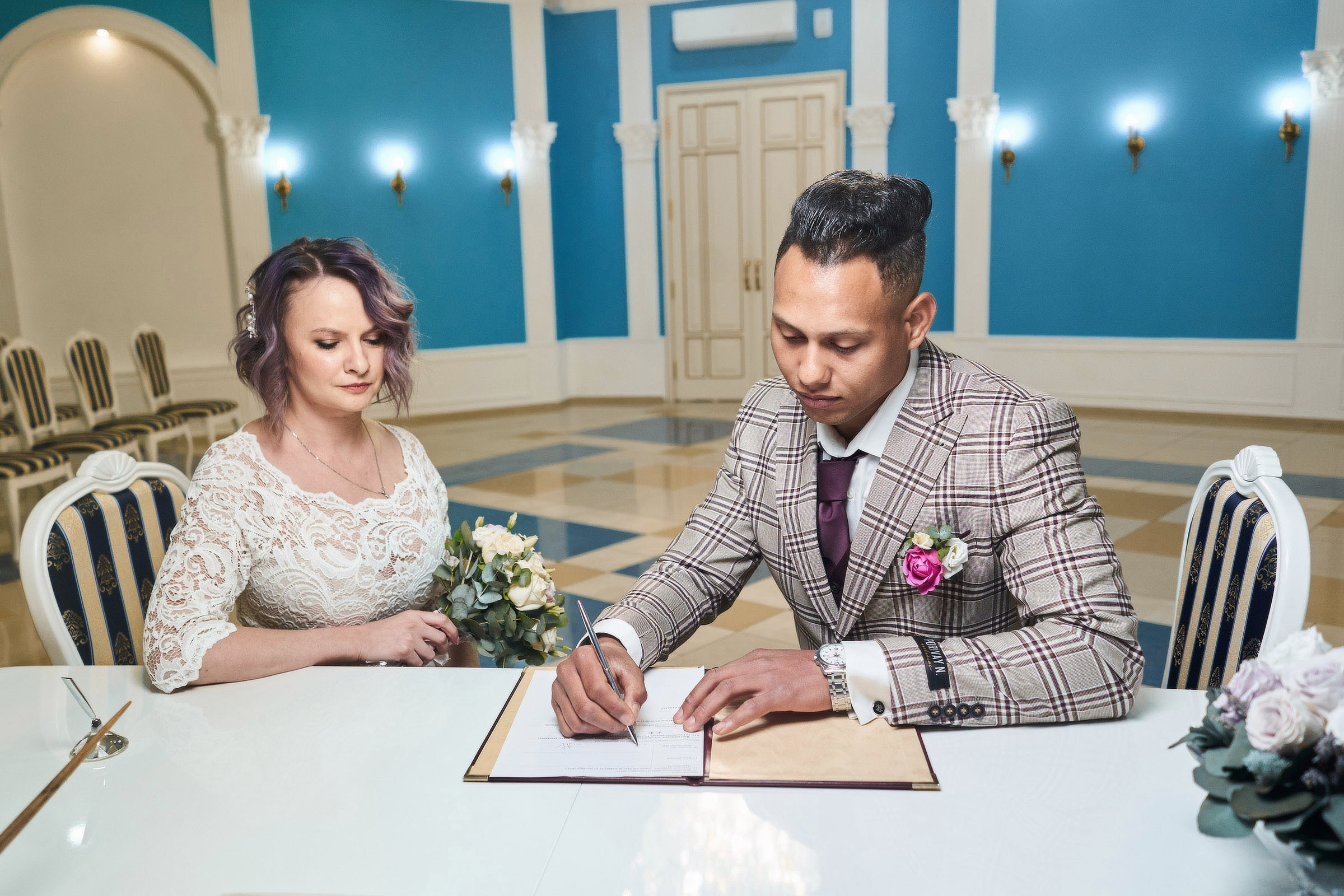 Регистрация Ирины. Фотограф в Москве Нафиков Руслан. Репортажная съемка, Портрет