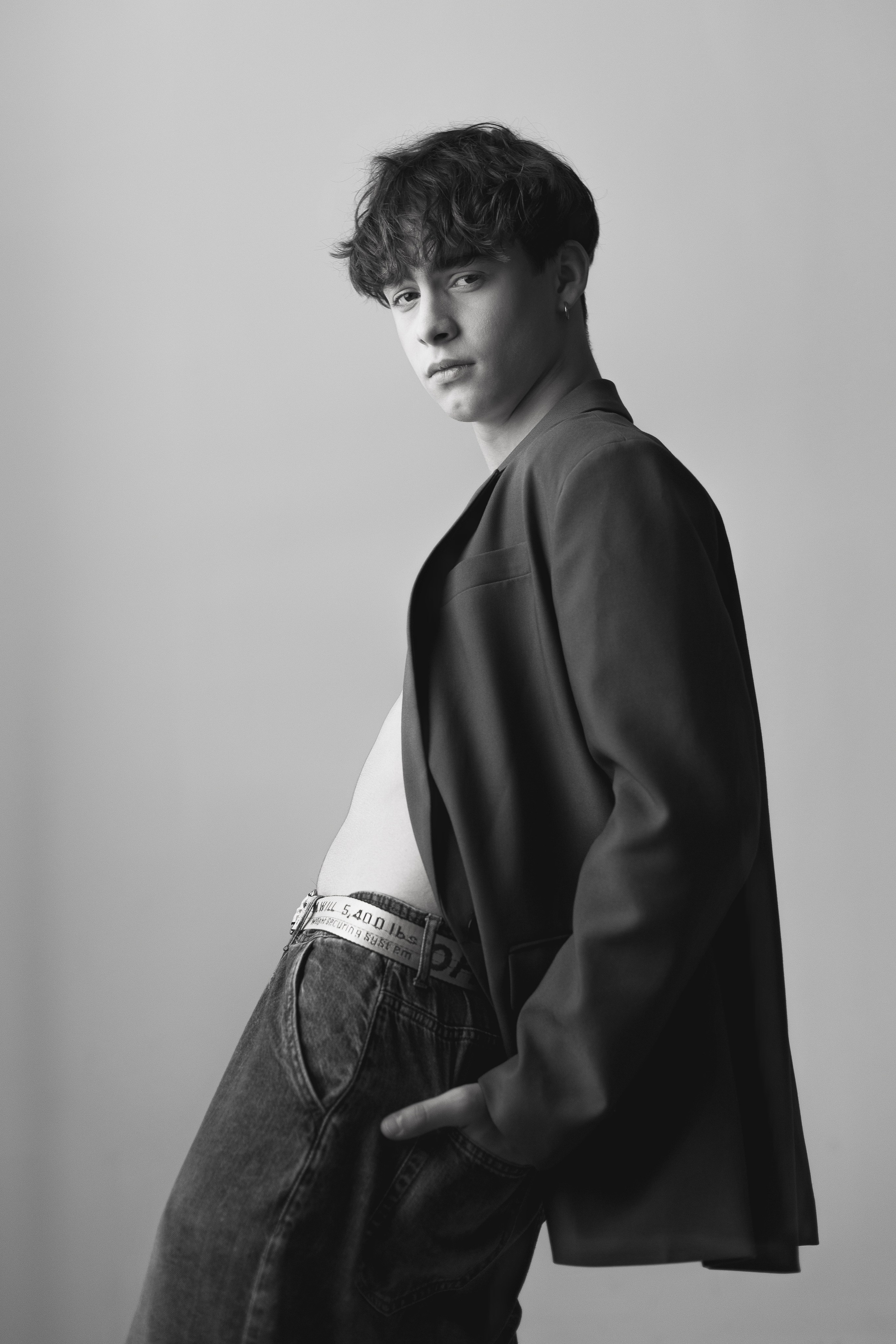 Мужской портрет ЧБ