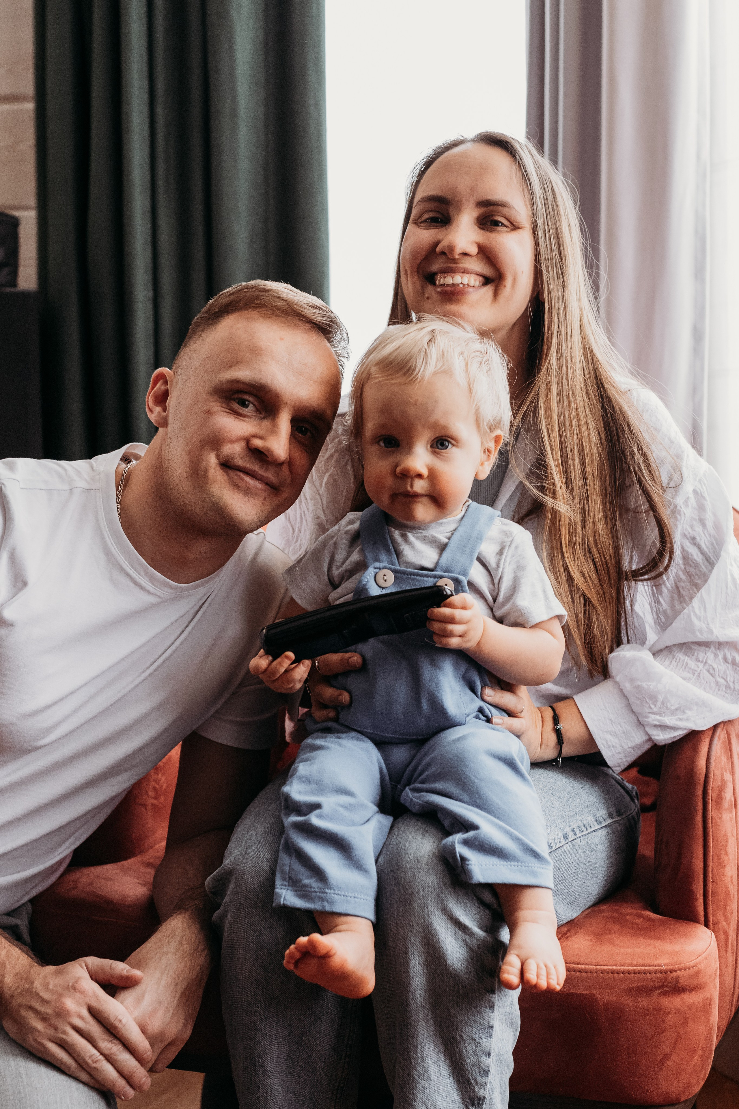 Фотосессия на годик. Семейный фотограф Москва