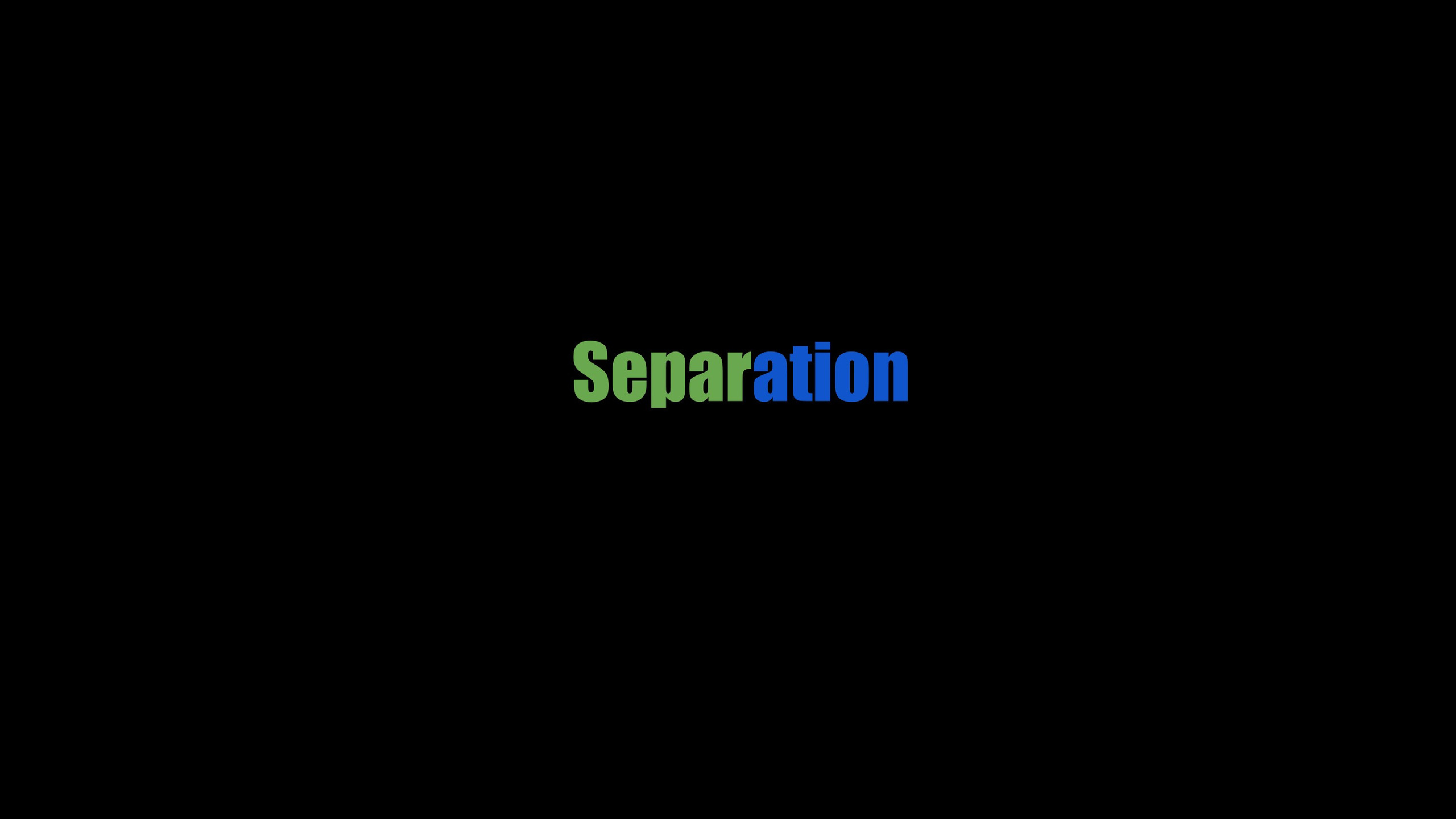 Separation. PHOTOGRAHER KRISTINA VALIULINA