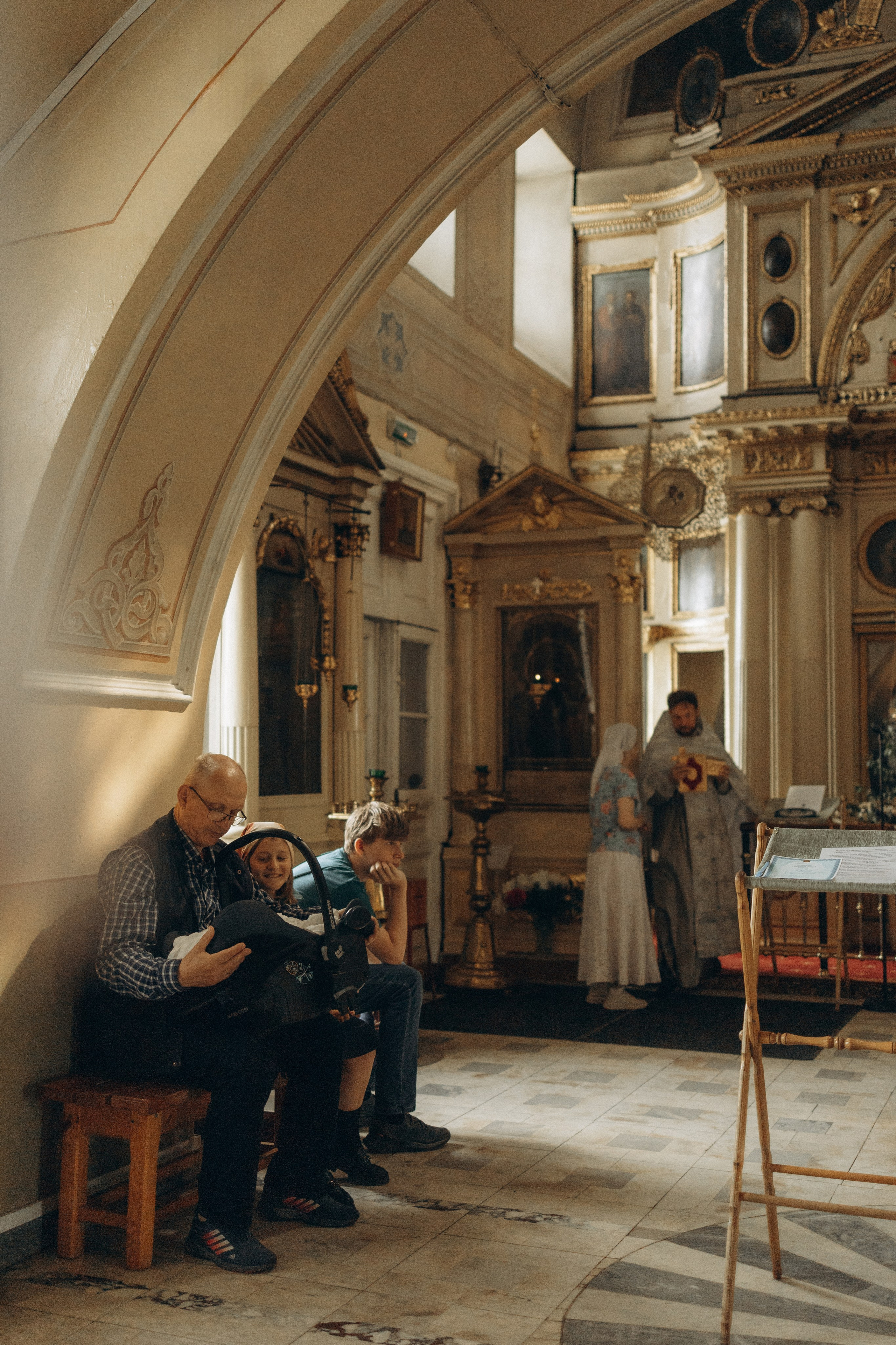 Таинство крещения. Семейный фотограф в Москве Валерия Карпова