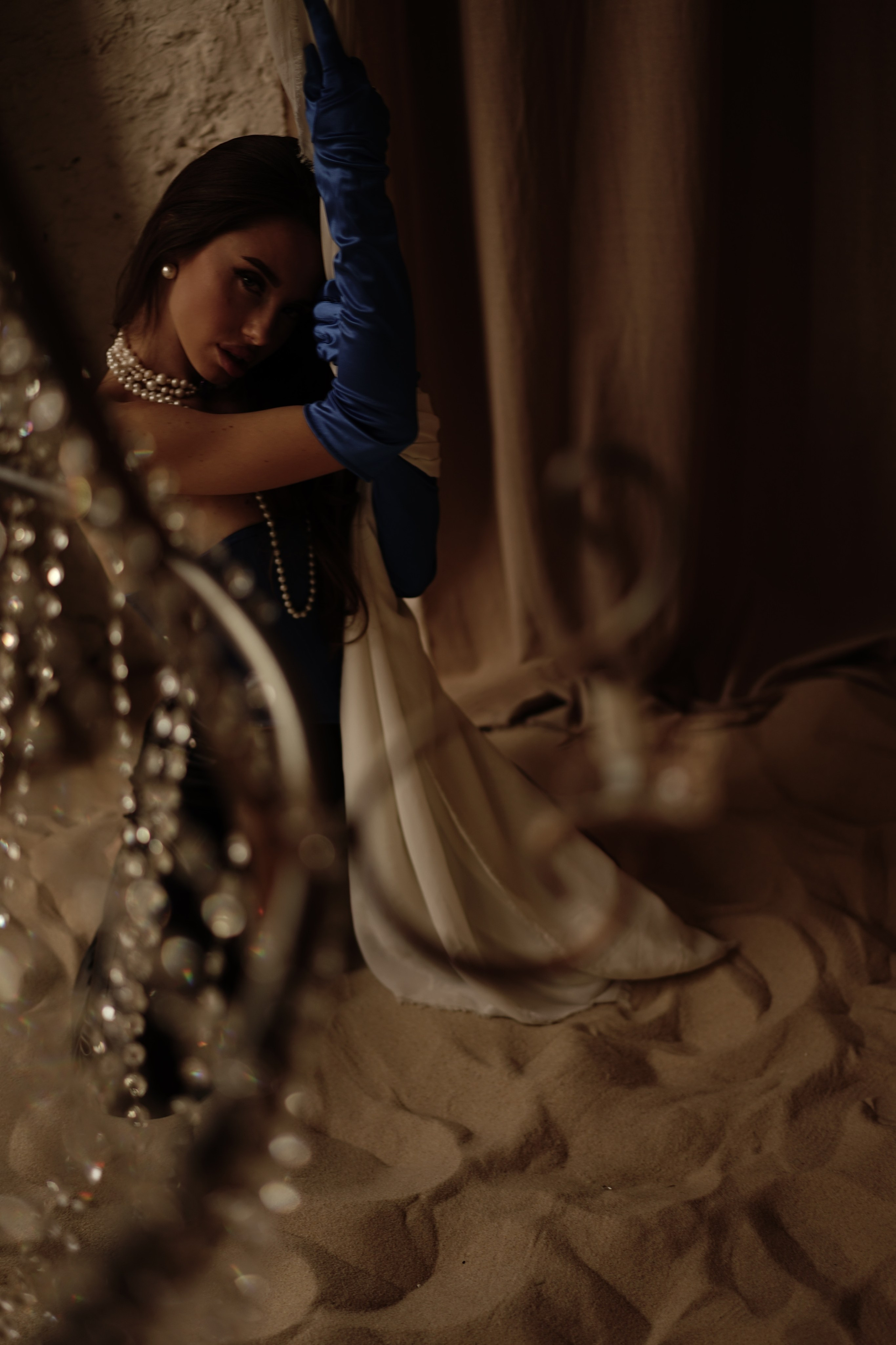 Будуарная фотосессия в студии г. Москва. Фотограф Екатеринбург Кокшарова Александра