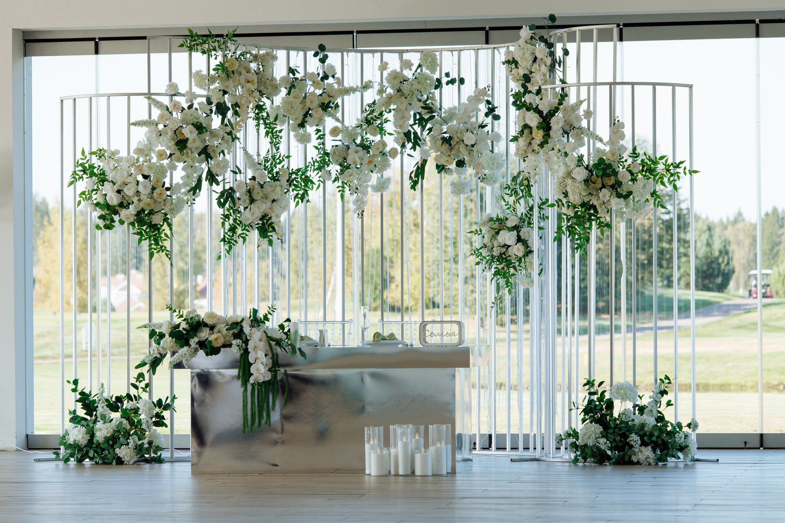 Выездная церемонию в гольф-клубе Сорочаны. Свадебный фотограф Кирилл Шустров