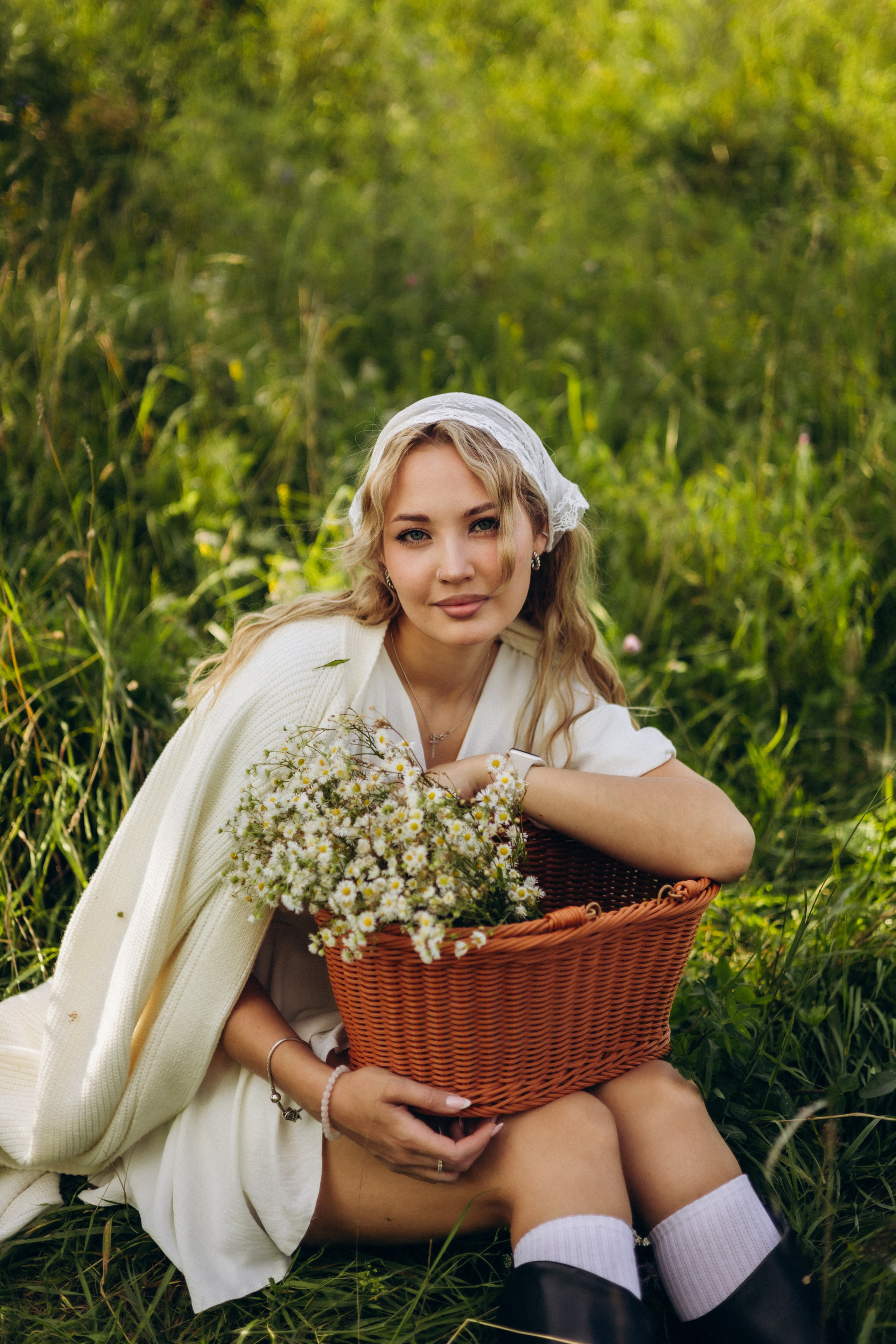 Женский портрет (15.08.2025) д. Величково (Калужская обл.). Надежда Стар семейный и церковный фотограф в Жукове и Калужской области