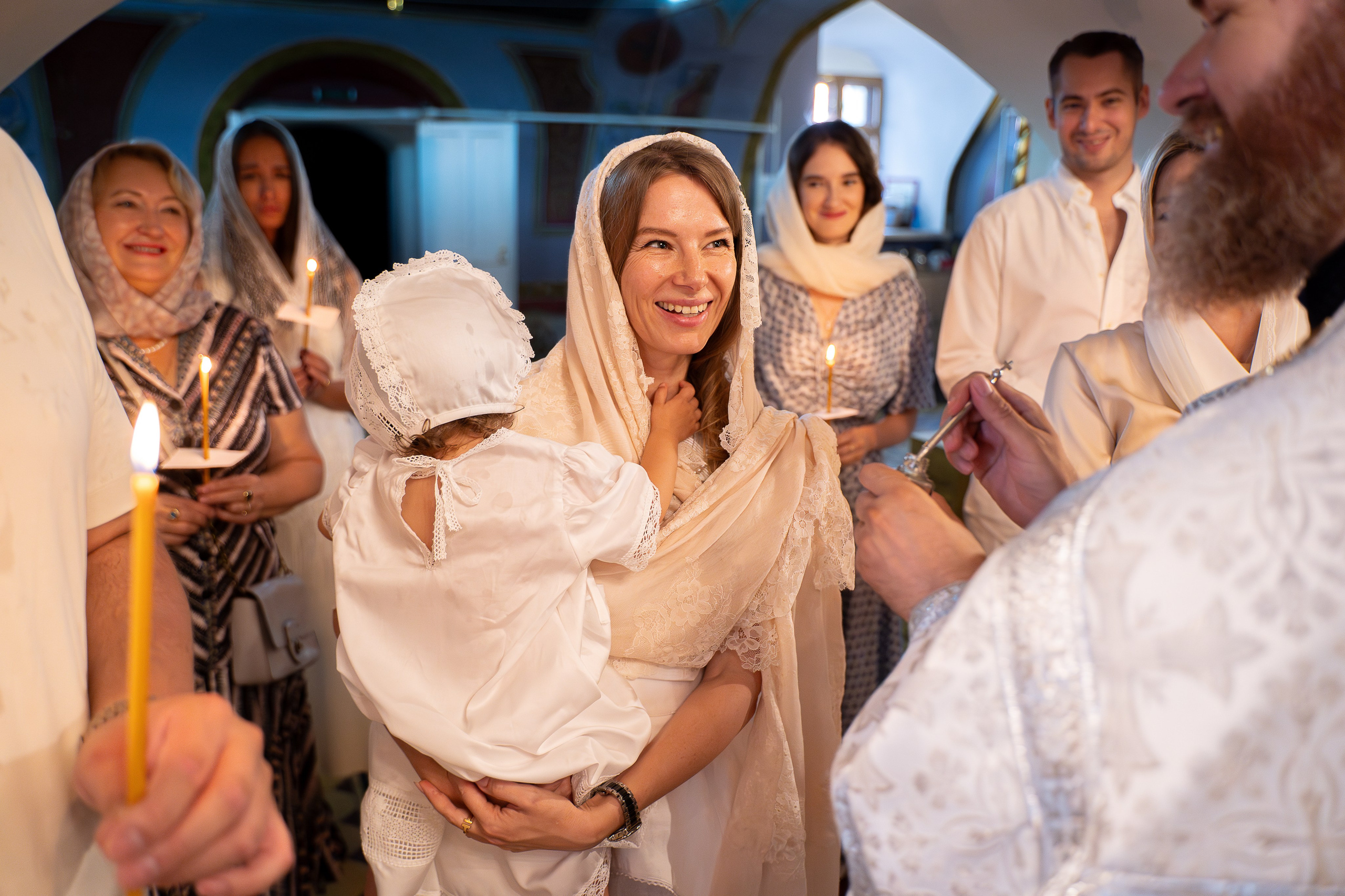 Крещение Эммы. Фотограф на роды Москва Ольга Летучева