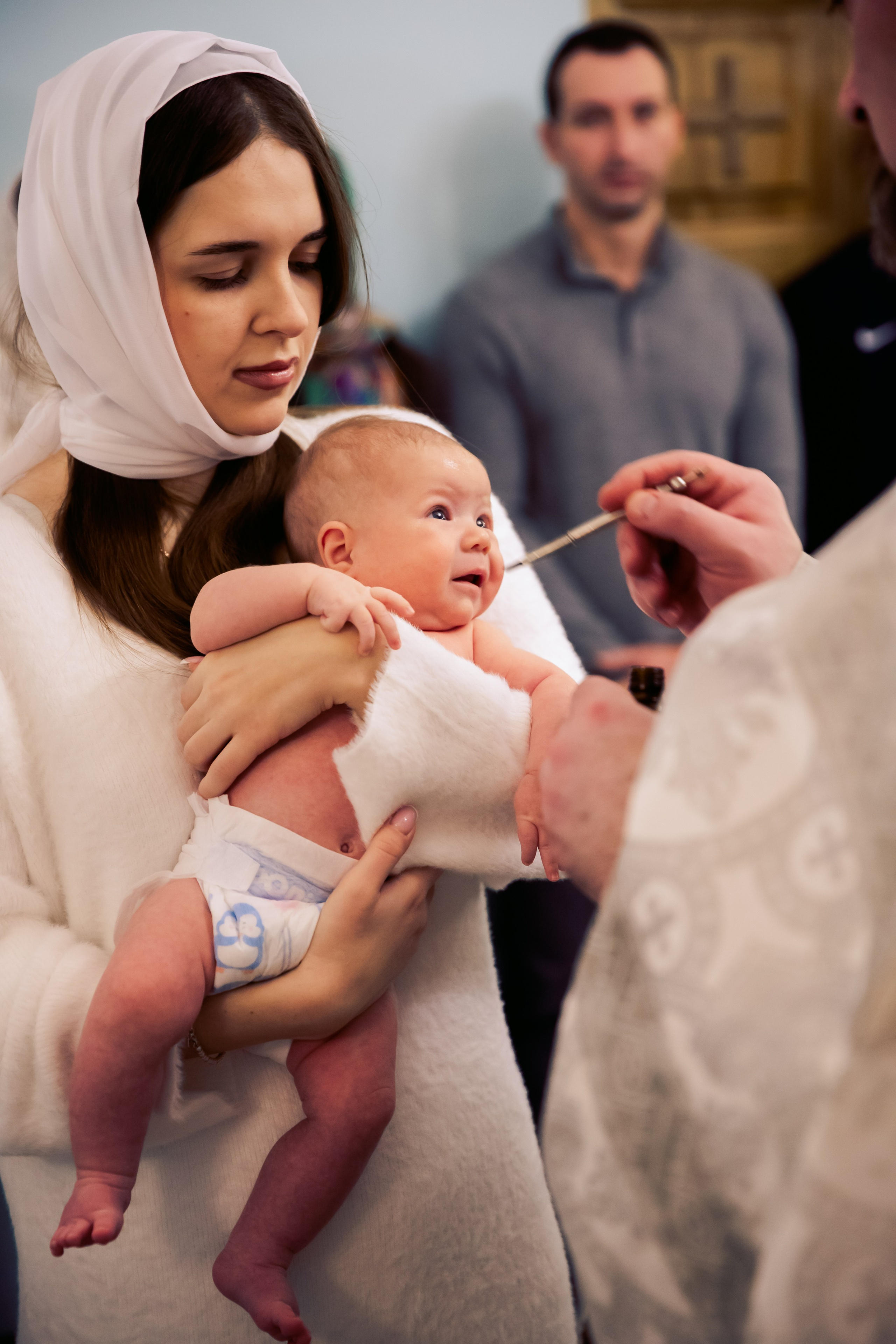 Крещение малыша: Запечатлеть волшебные моменты. Семейный и детский фотограф. Москва. Пронина Тома