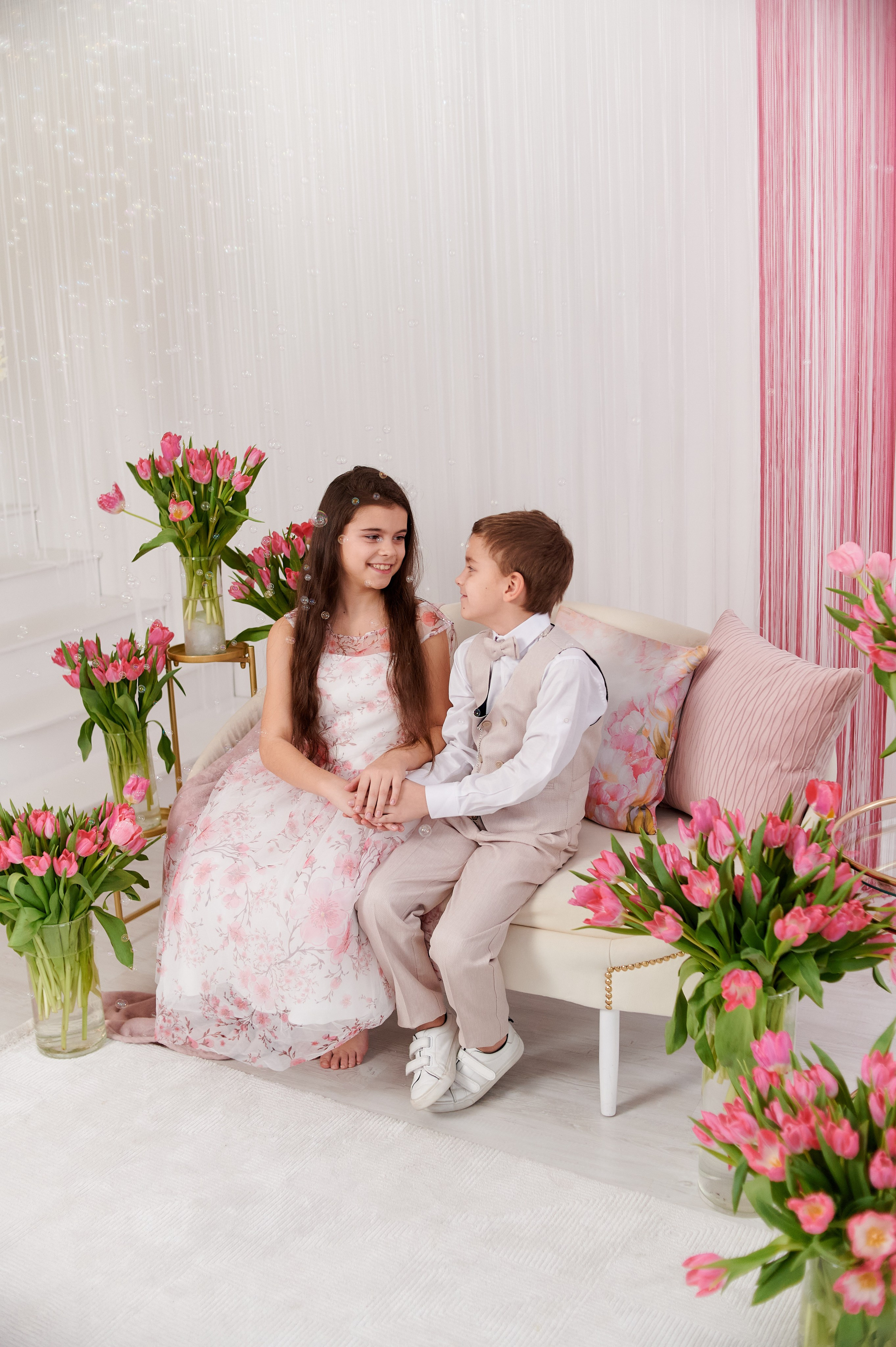 Розовые тюльпаны. Семейный и детский фотограф в г. Ногинске Ангелина Хасанова